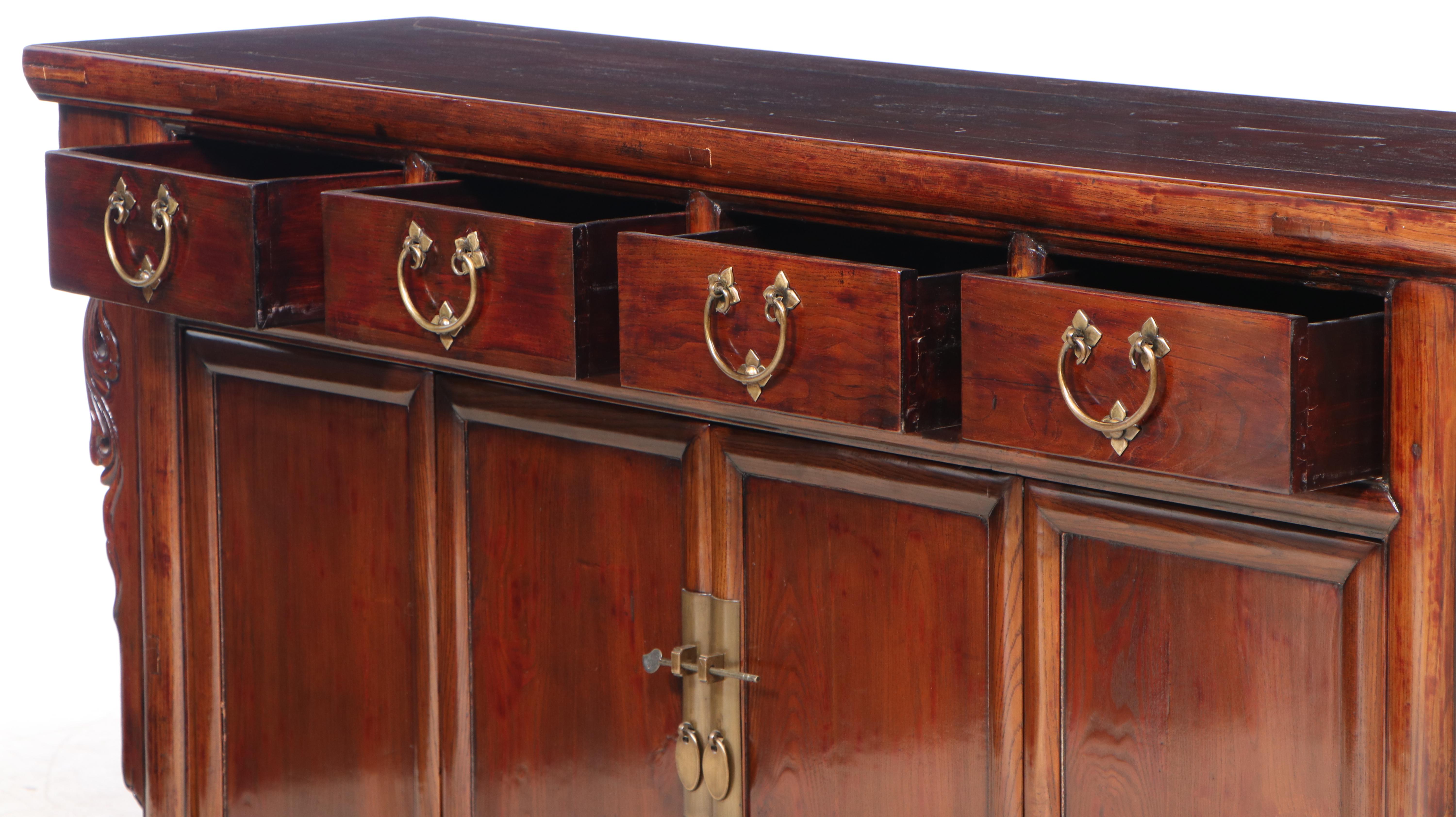 Indonesian Handcrafted Teak Buffet