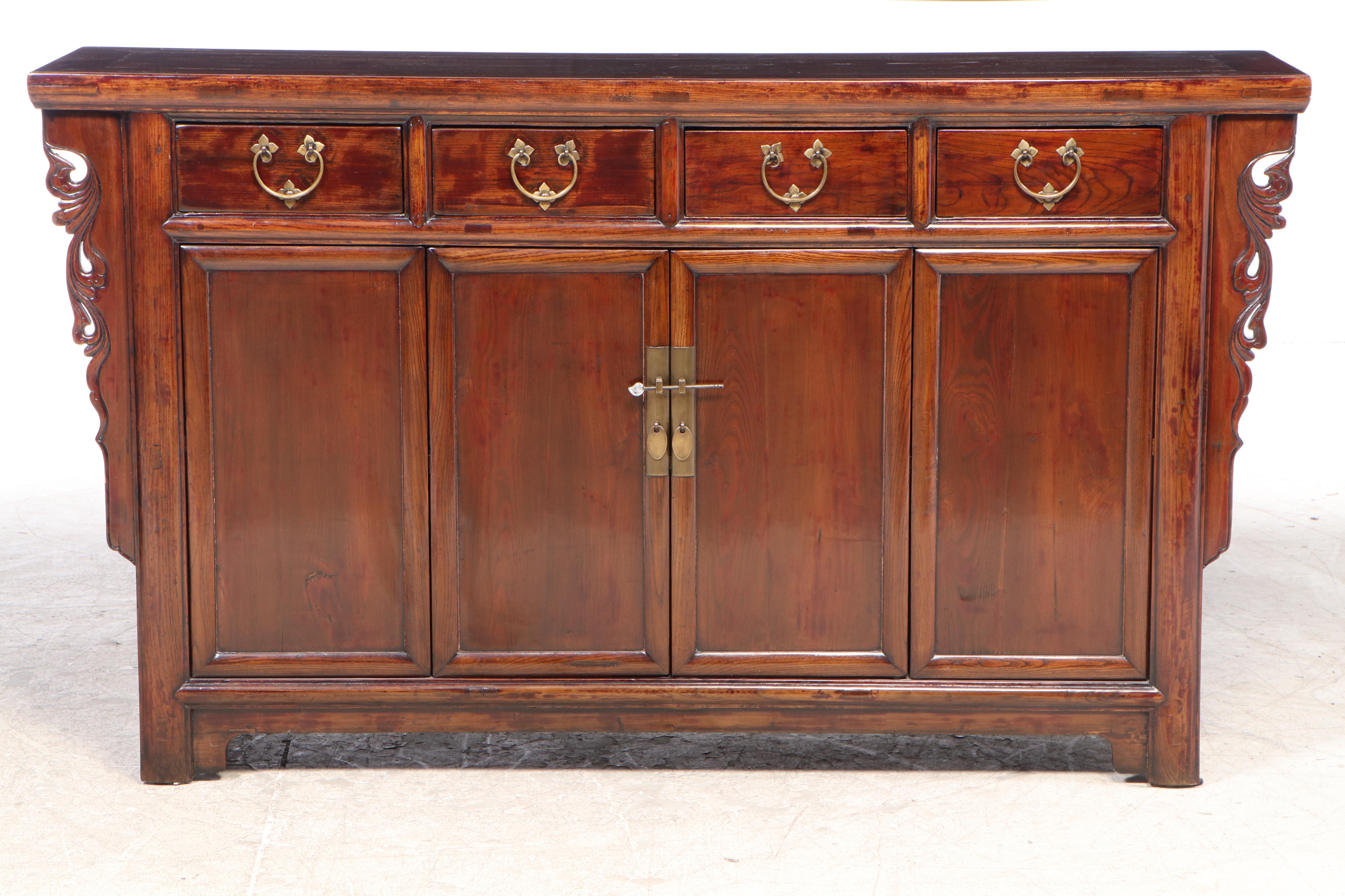 Indonesian Handcrafted Teak Buffet