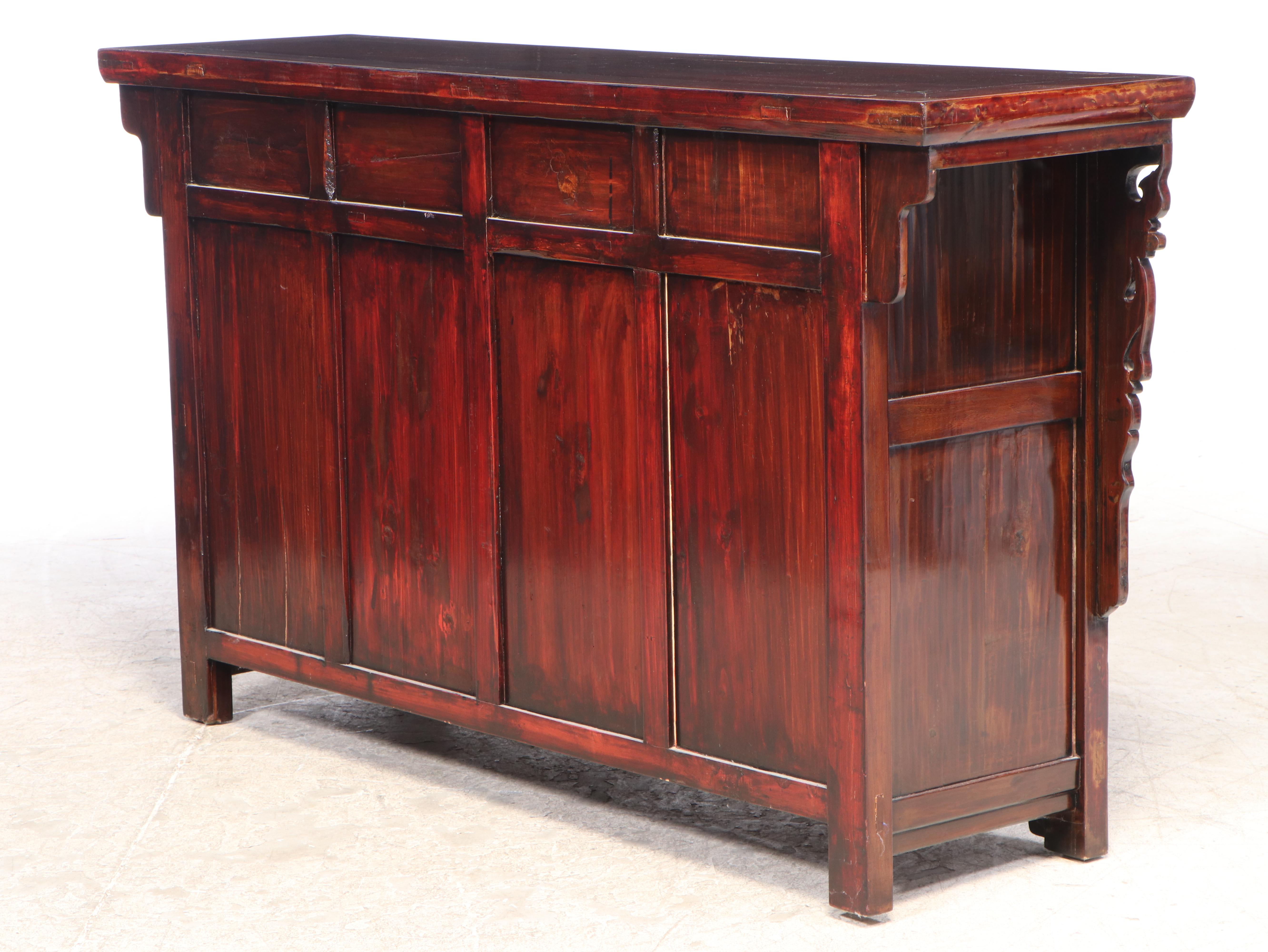 Indonesian Handcrafted Teak Buffet