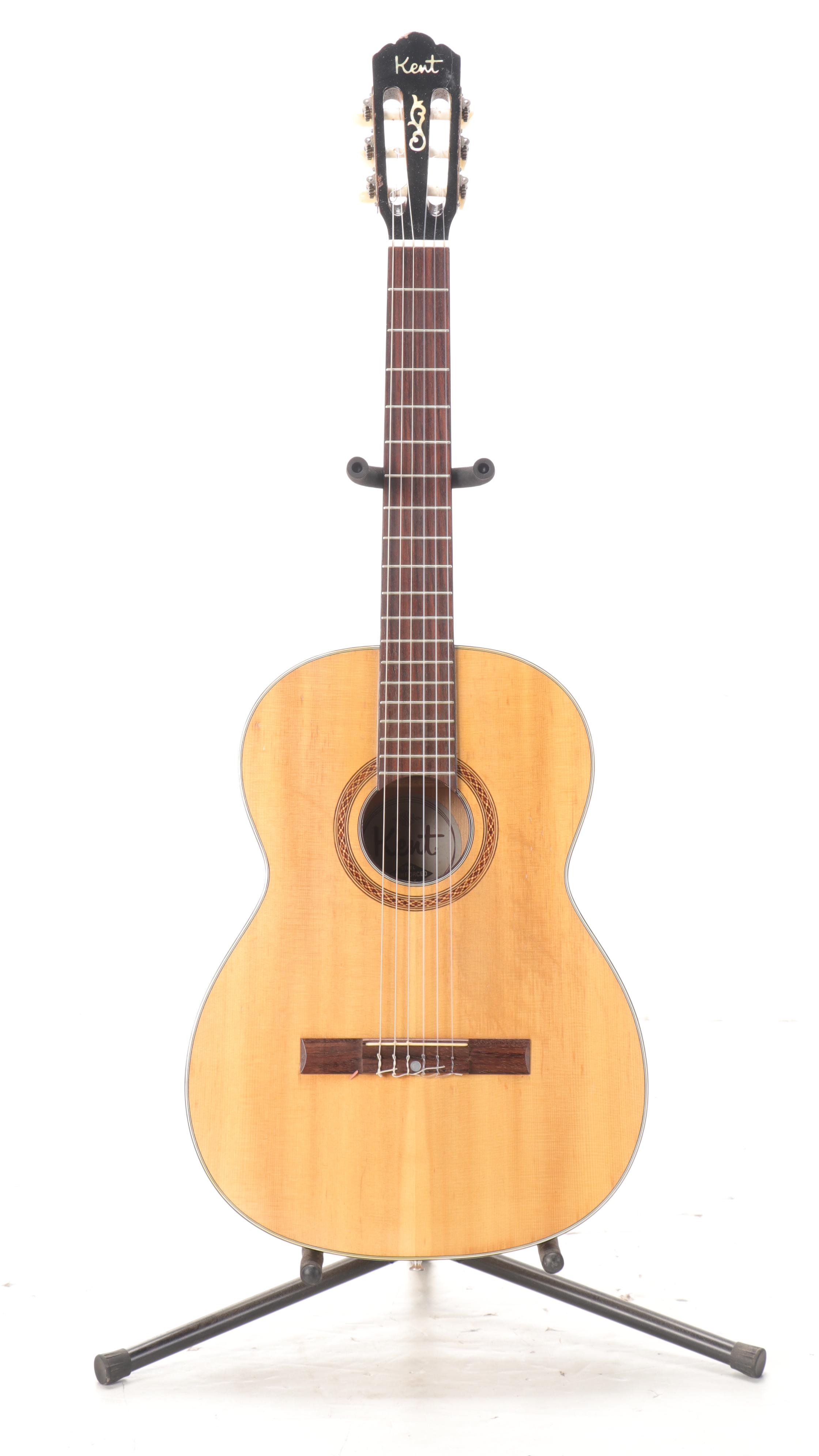 Kent Spruce and Figured Maple Acoustic Guitar
