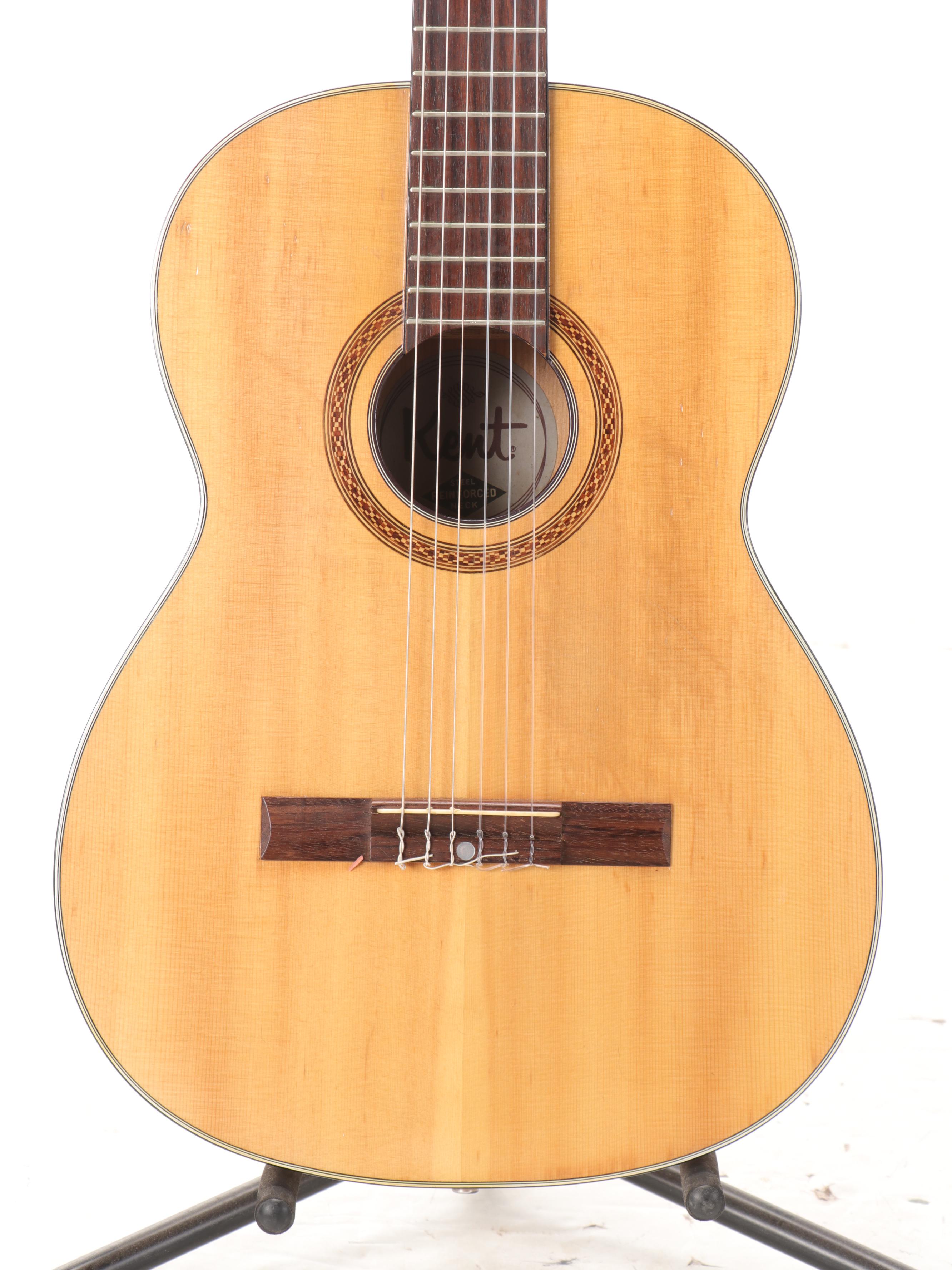 Kent Spruce and Figured Maple Acoustic Guitar