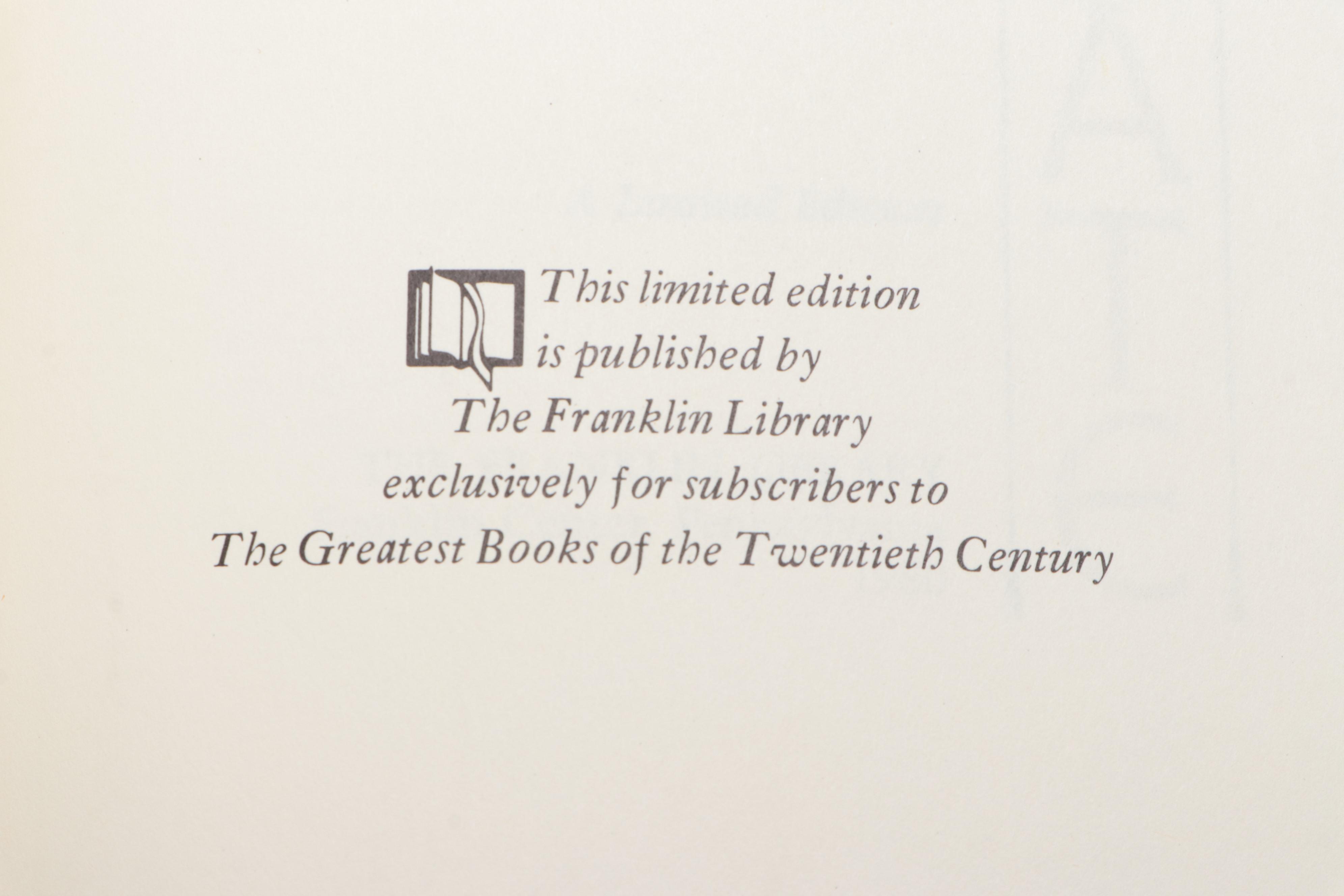 Limited Edition "Man's Fate" by André Malraux and More