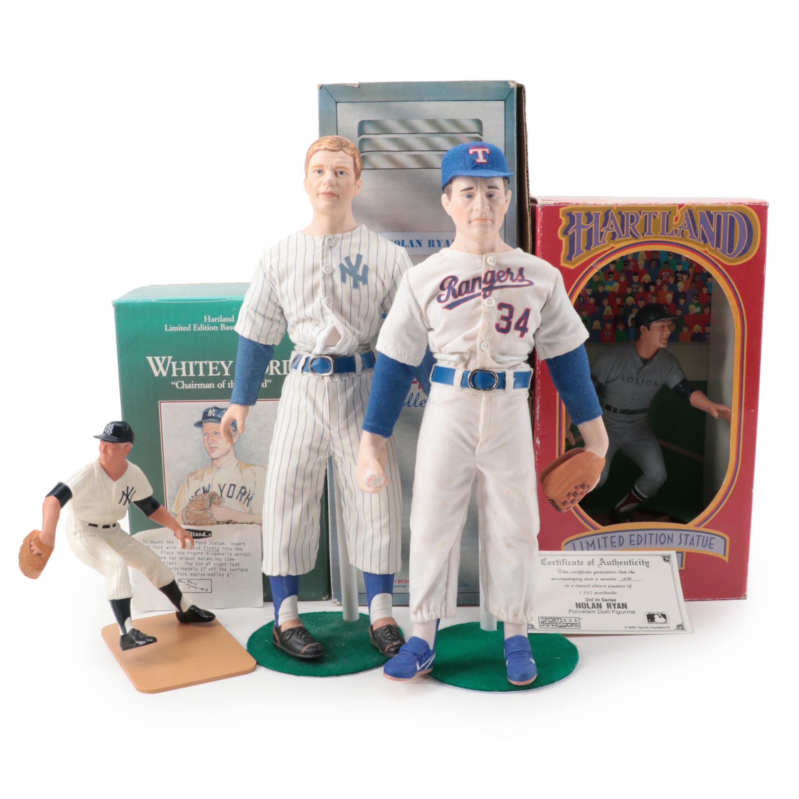 Hartland and Sports Impressions Baseball Figures Including Nolan Ryan and More