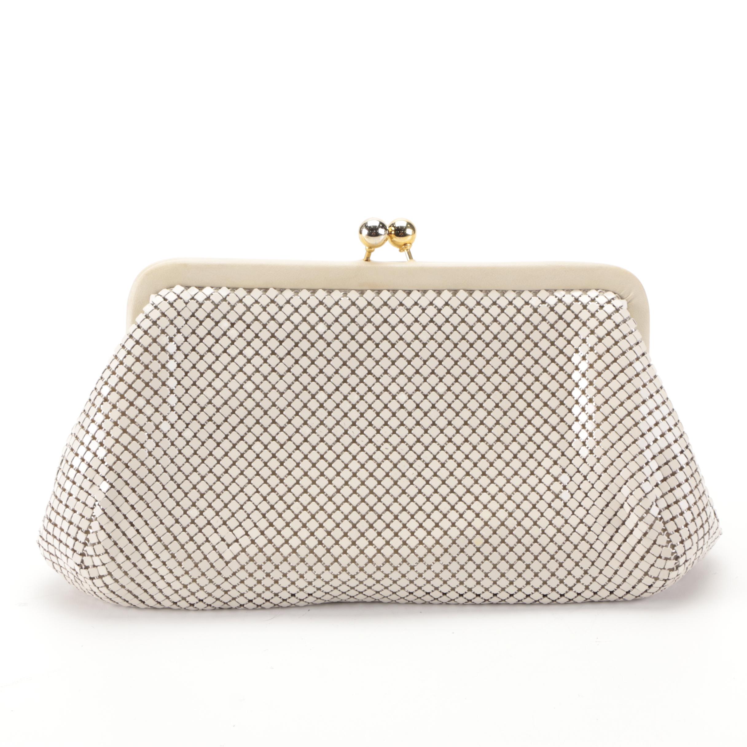 Whiting & Davis Enamel Mesh Crossbody Clutch with Other Beaded Bags