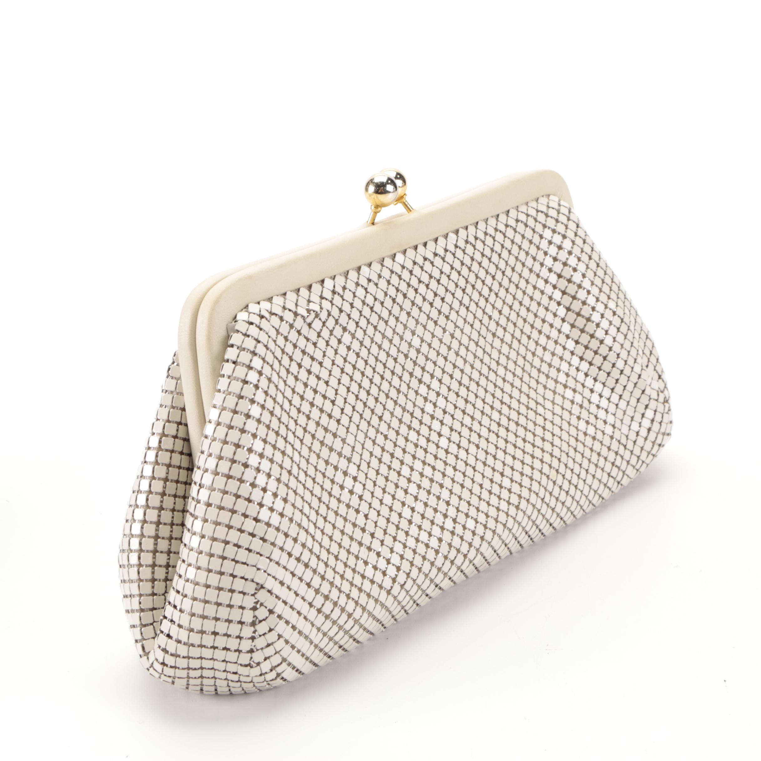 Whiting & Davis Enamel Mesh Crossbody Clutch with Other Beaded Bags