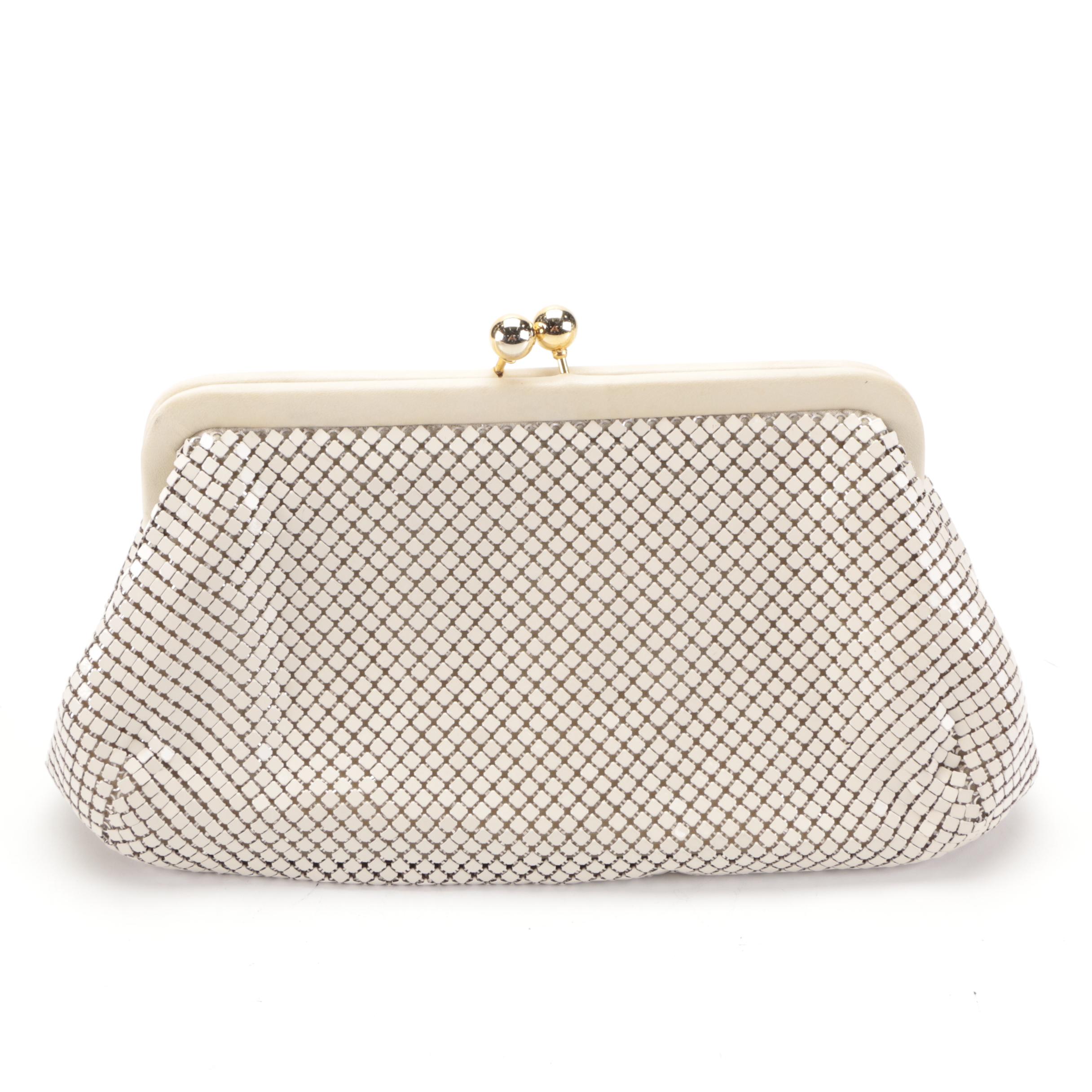 Whiting & Davis Enamel Mesh Crossbody Clutch with Other Beaded Bags