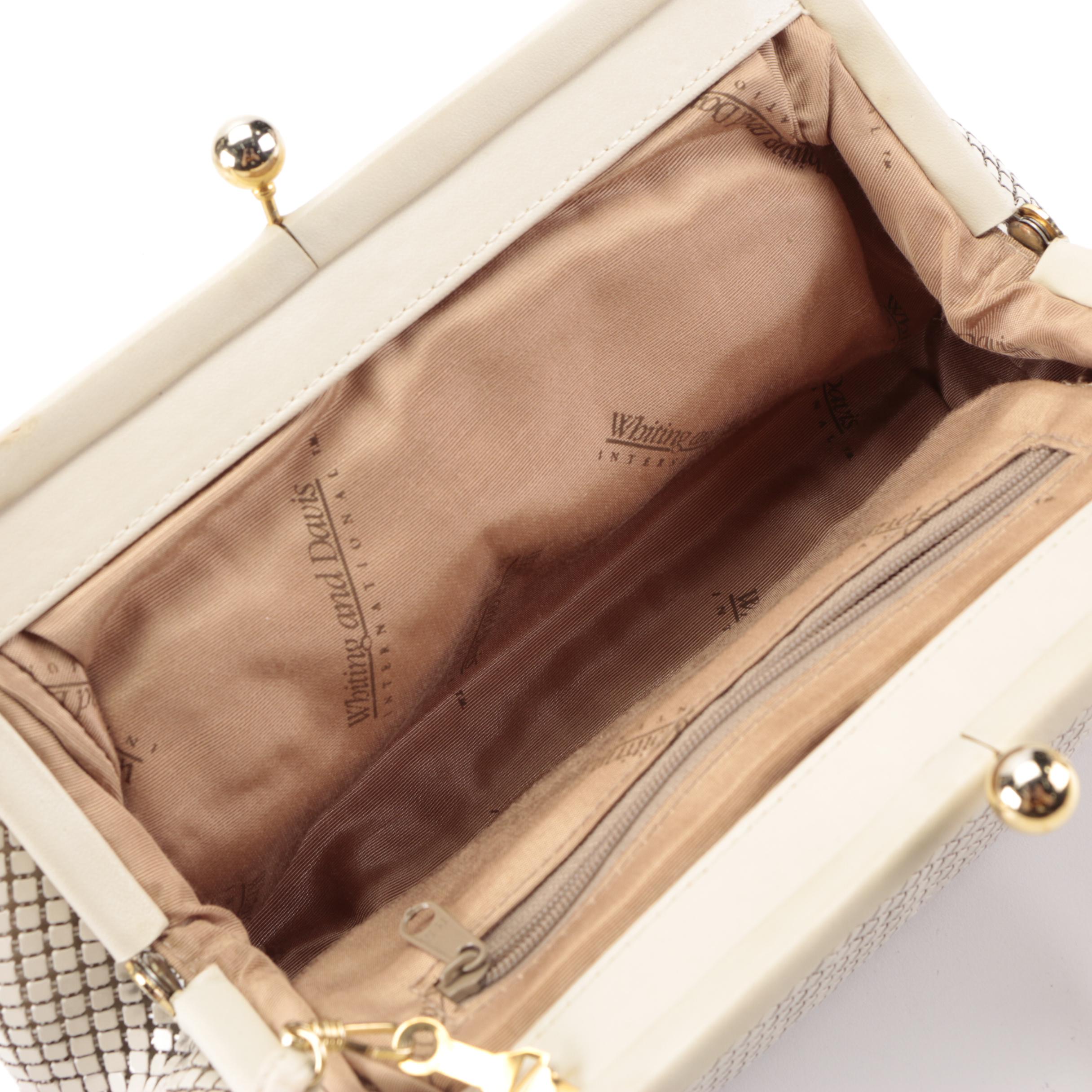 Whiting & Davis Enamel Mesh Crossbody Clutch with Other Beaded Bags