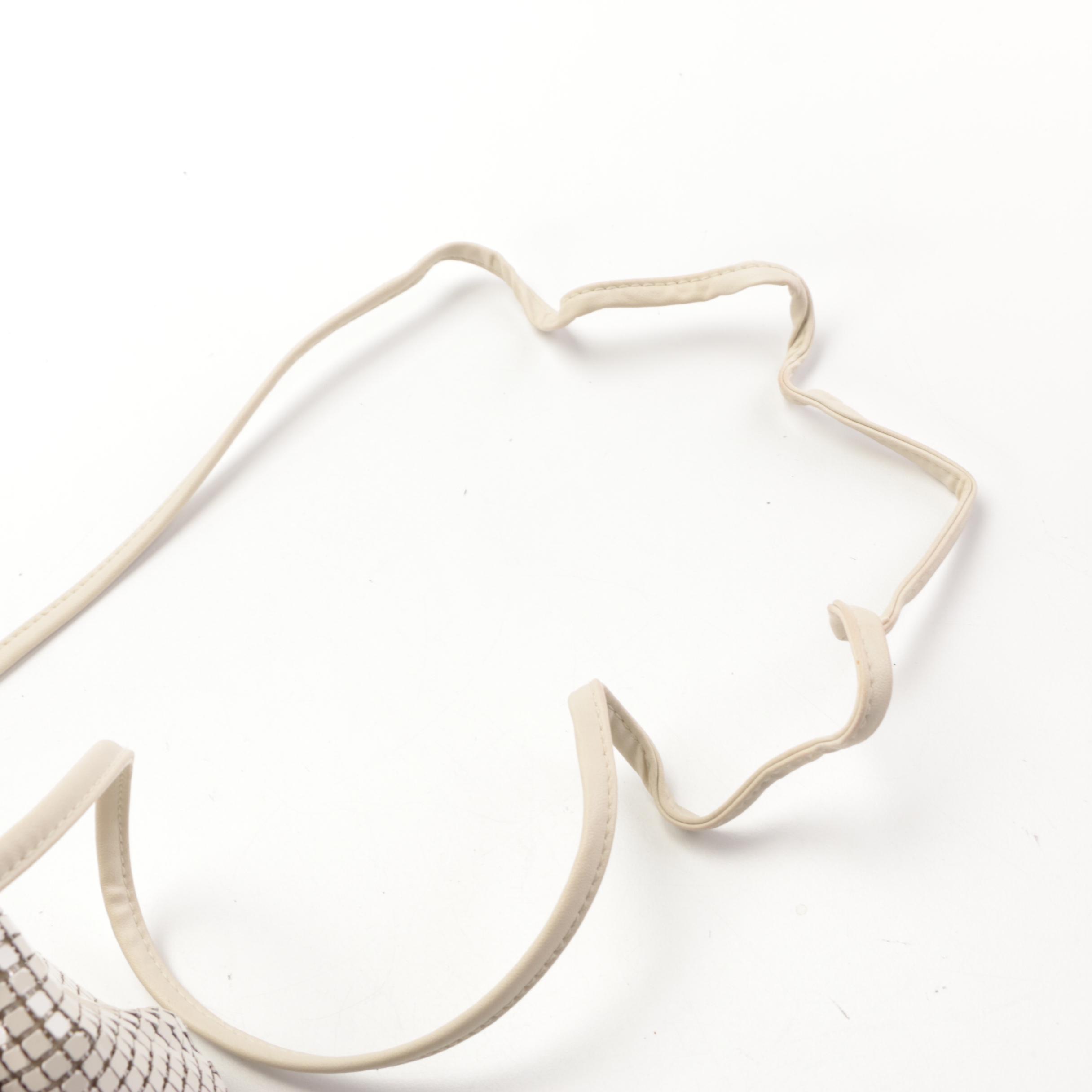 Whiting & Davis Enamel Mesh Crossbody Clutch with Other Beaded Bags