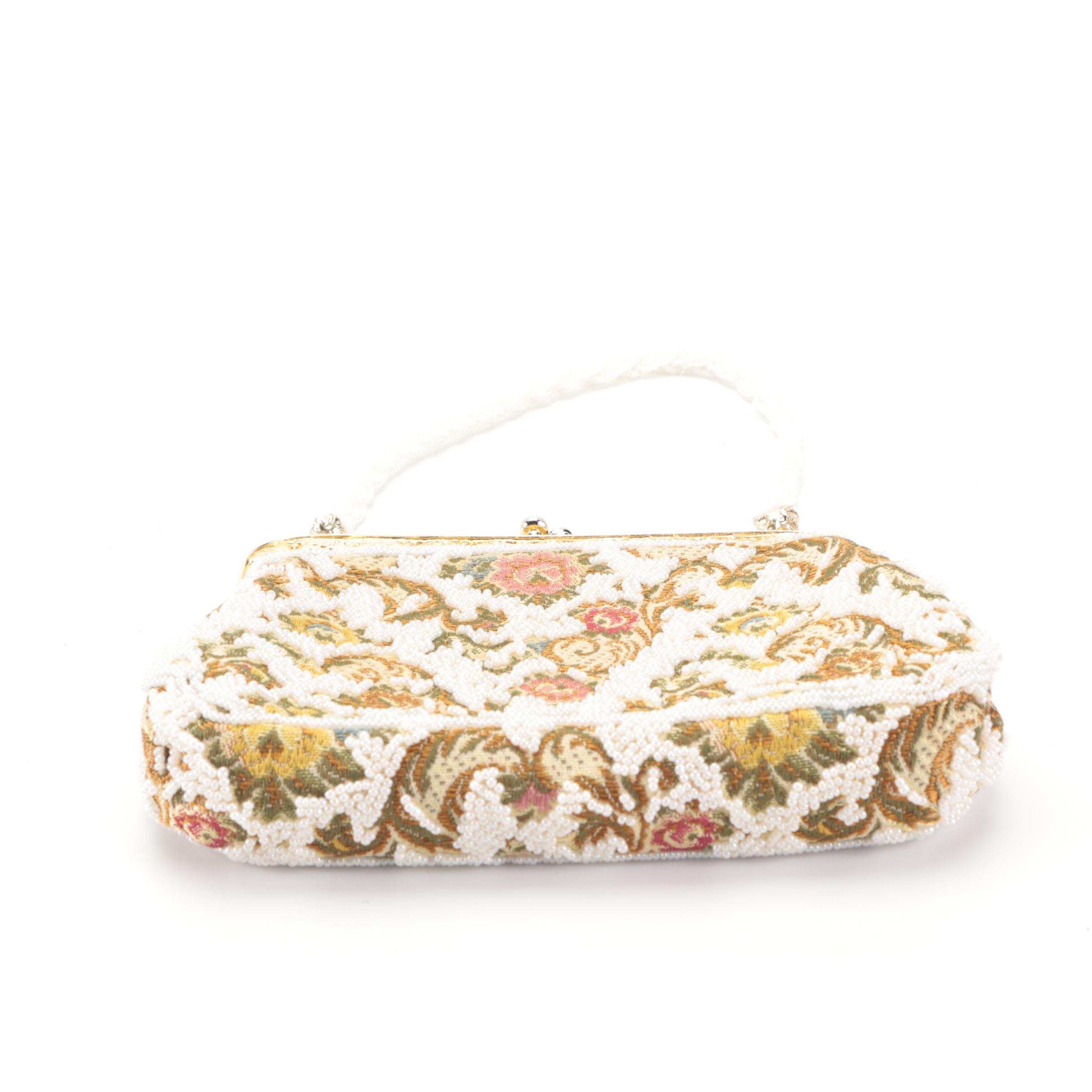 Whiting & Davis Enamel Mesh Crossbody Clutch with Other Beaded Bags