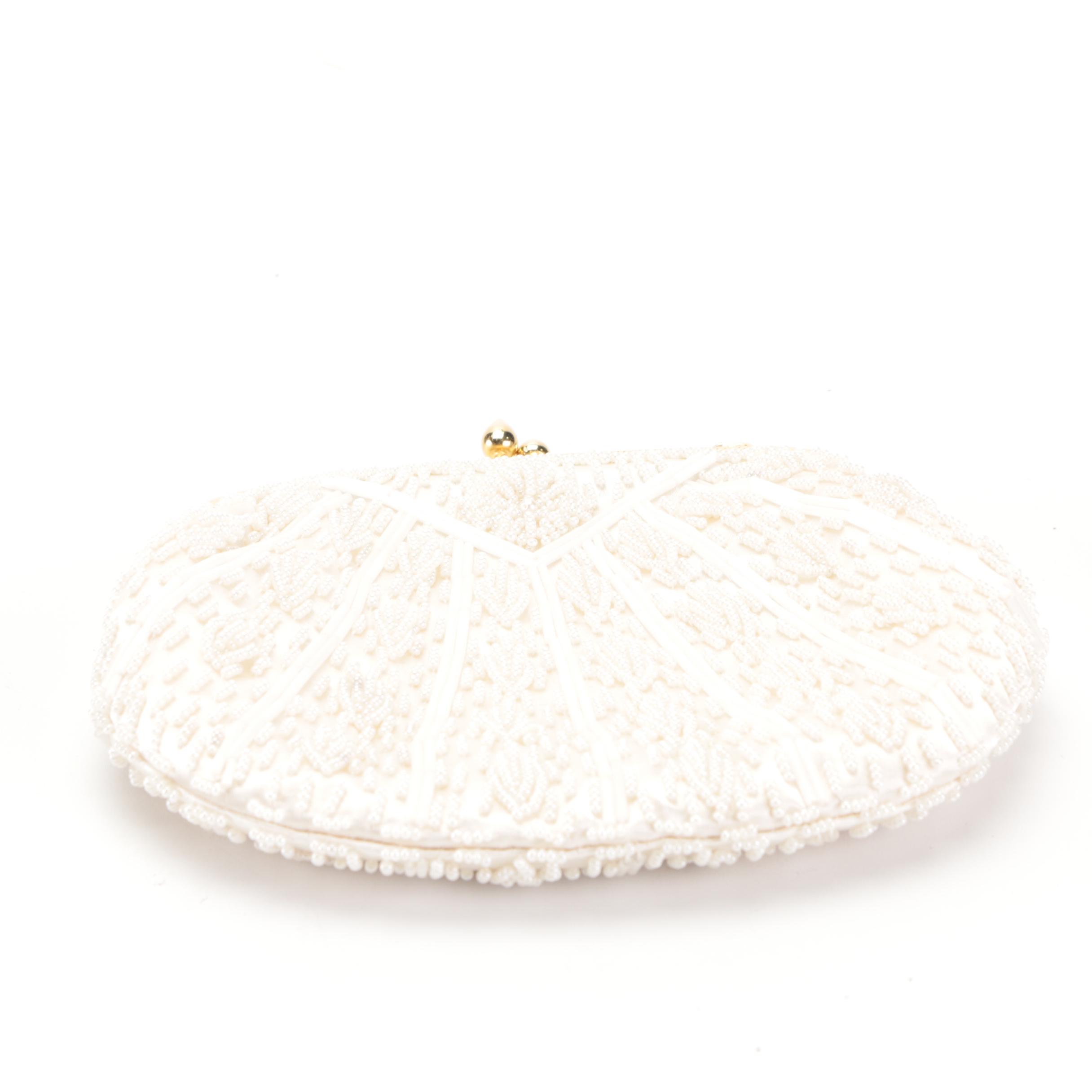 Whiting & Davis Enamel Mesh Crossbody Clutch with Other Beaded Bags