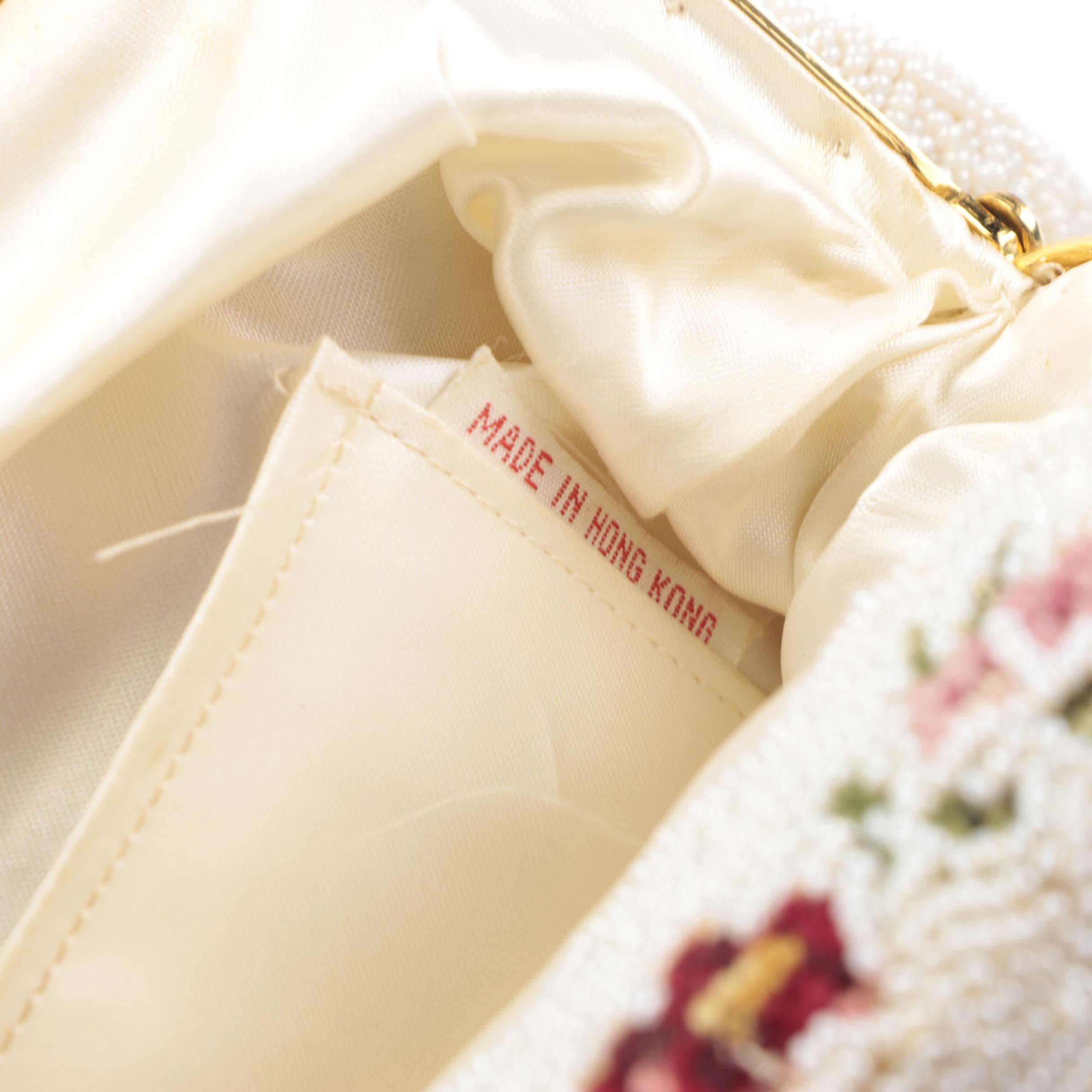 Whiting & Davis Enamel Mesh Crossbody Clutch with Other Beaded Bags