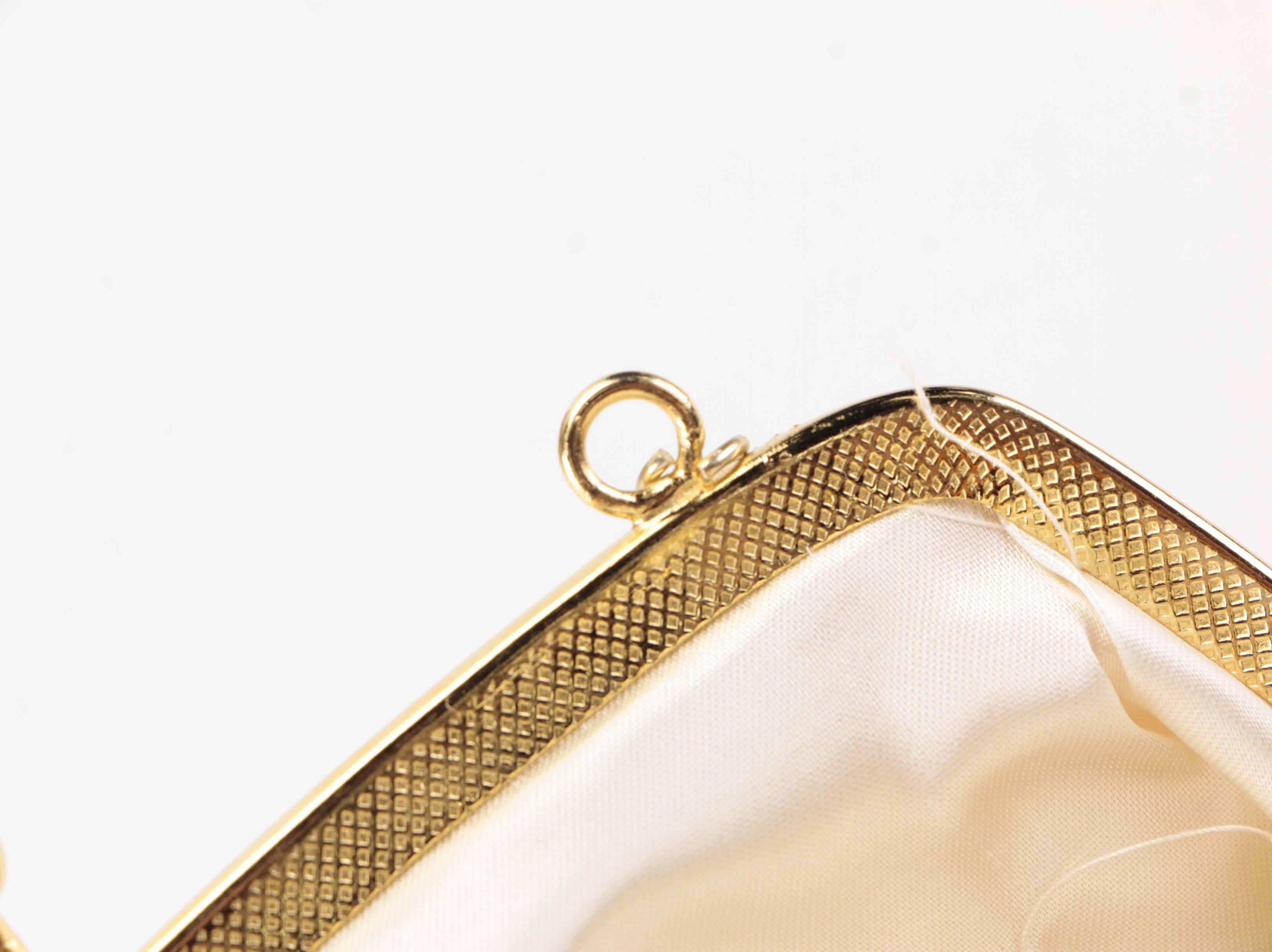 Whiting & Davis Enamel Mesh Crossbody Clutch with Other Beaded Bags