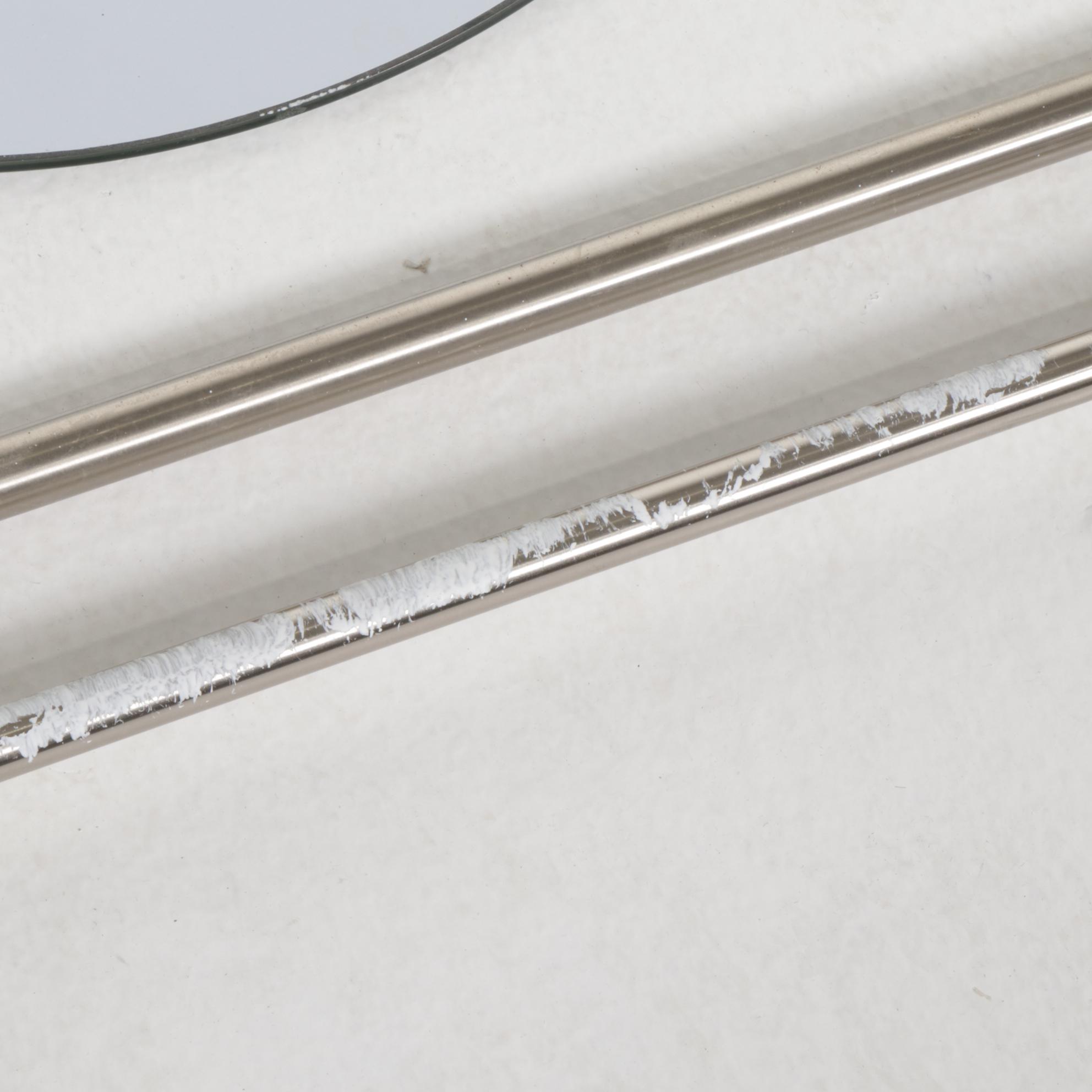 Pair of Bathroom Countertop Mounted Ceramic Sinks, Danze Faucets and Fixtures