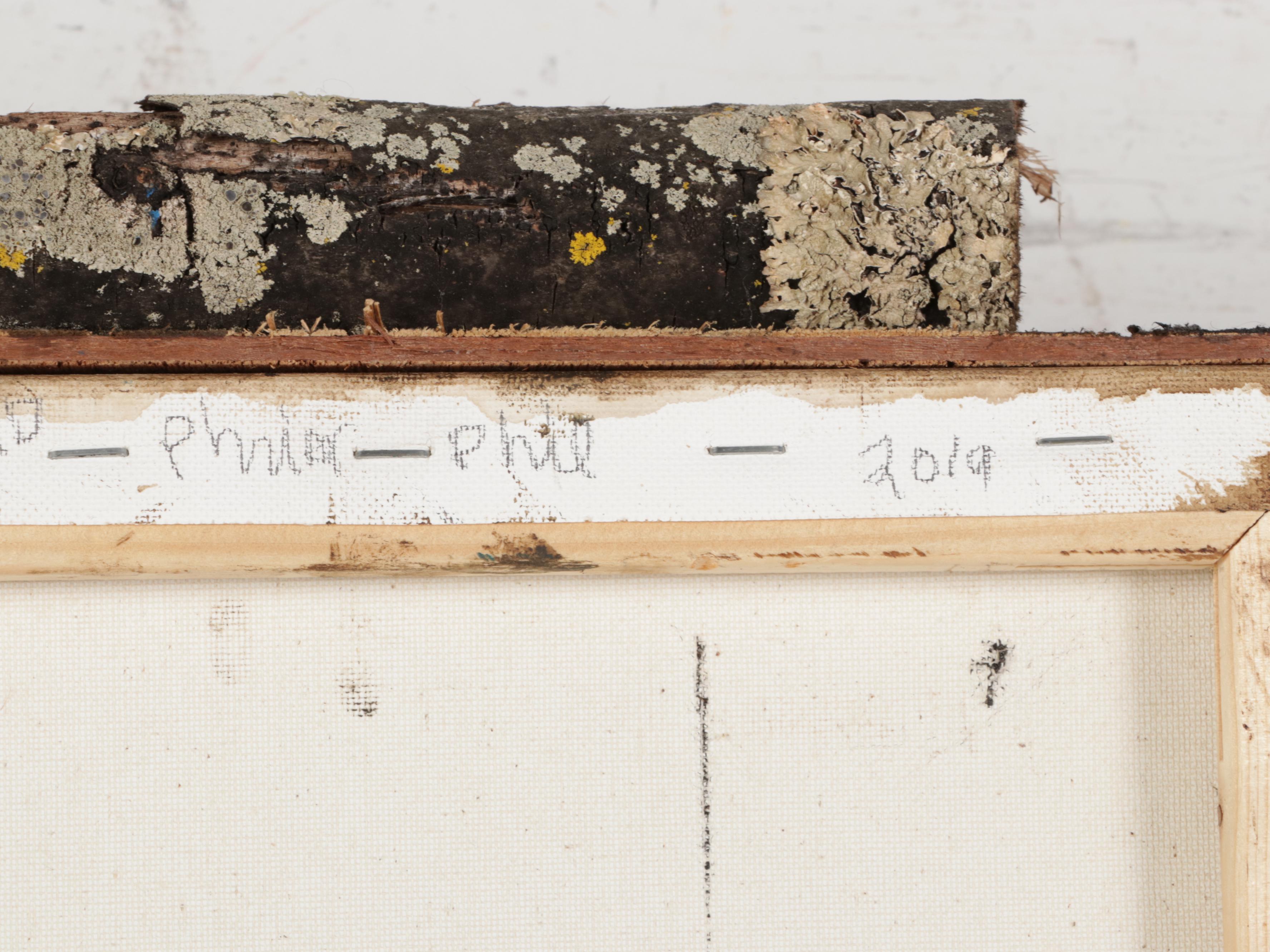 Philip the Transplant Mixed Media Painting "The Flaming Sword," 2019