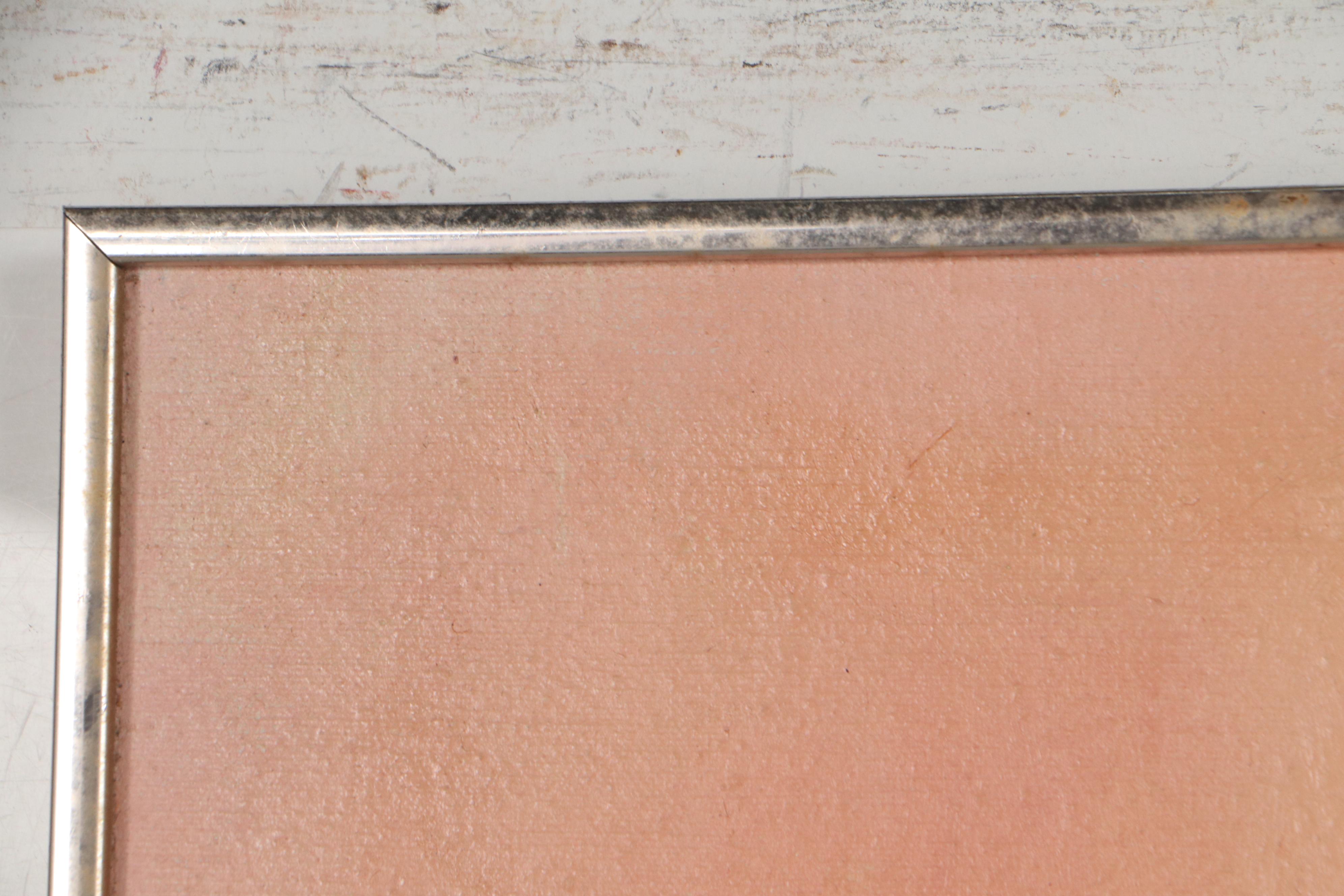 Marion Maas Figural Oil Painting, Circa 1965