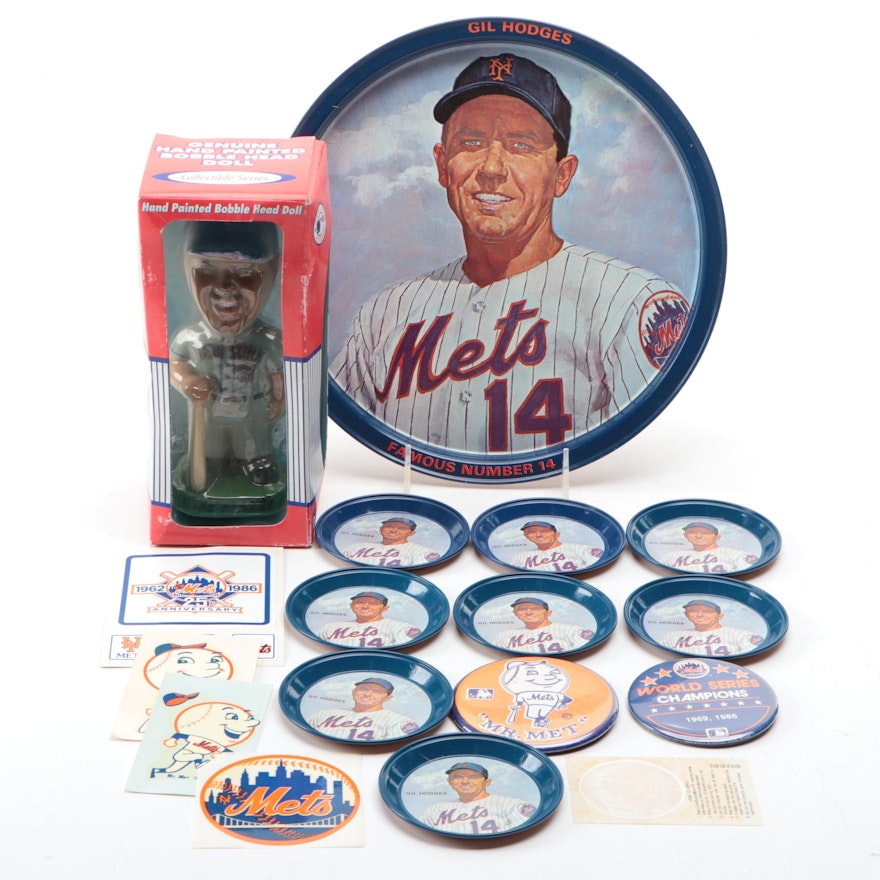 New York Mets Memorabilia Collection Featuring Gil Hodges