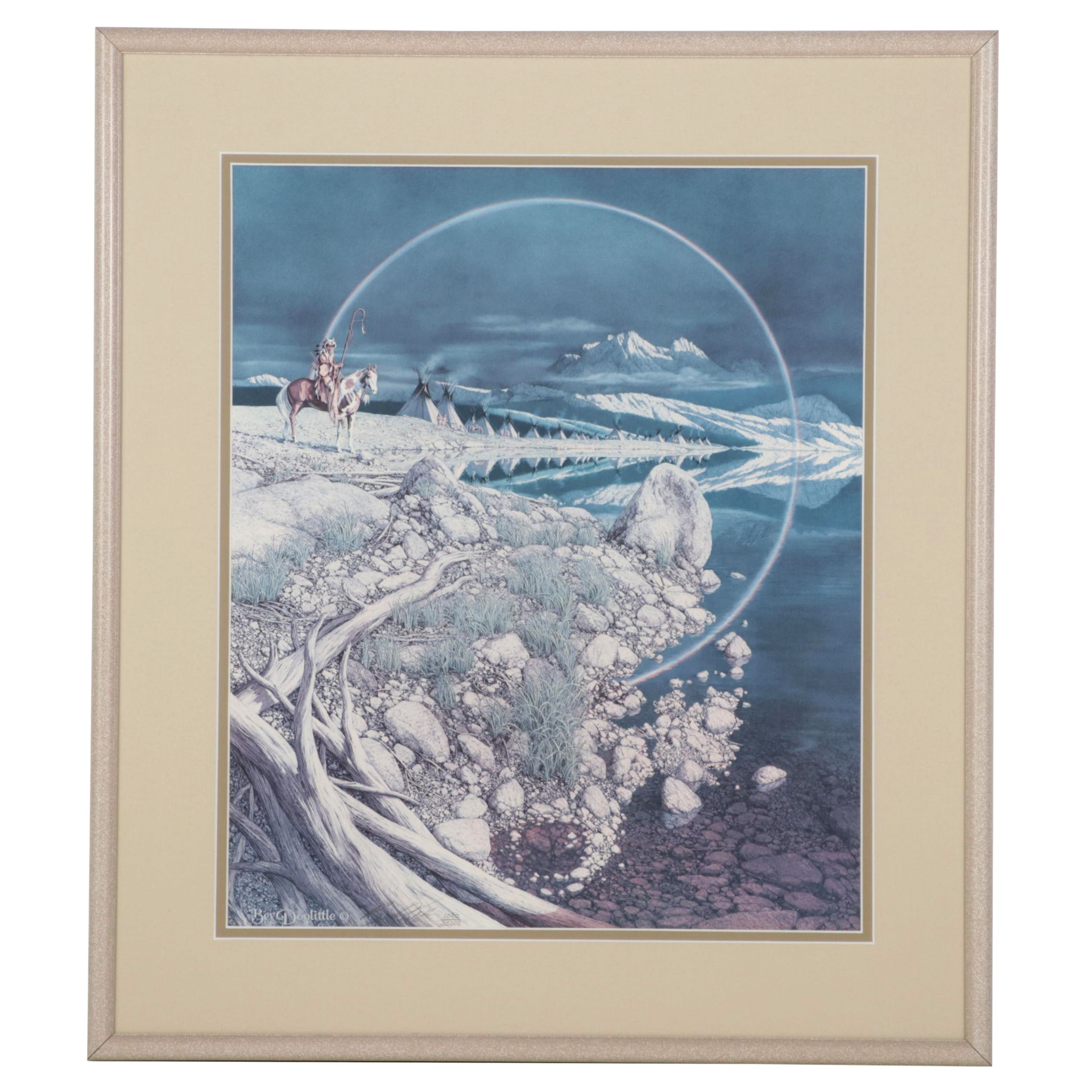 Bev Doolittle Offset Lithograph "The Sentinel," 1991