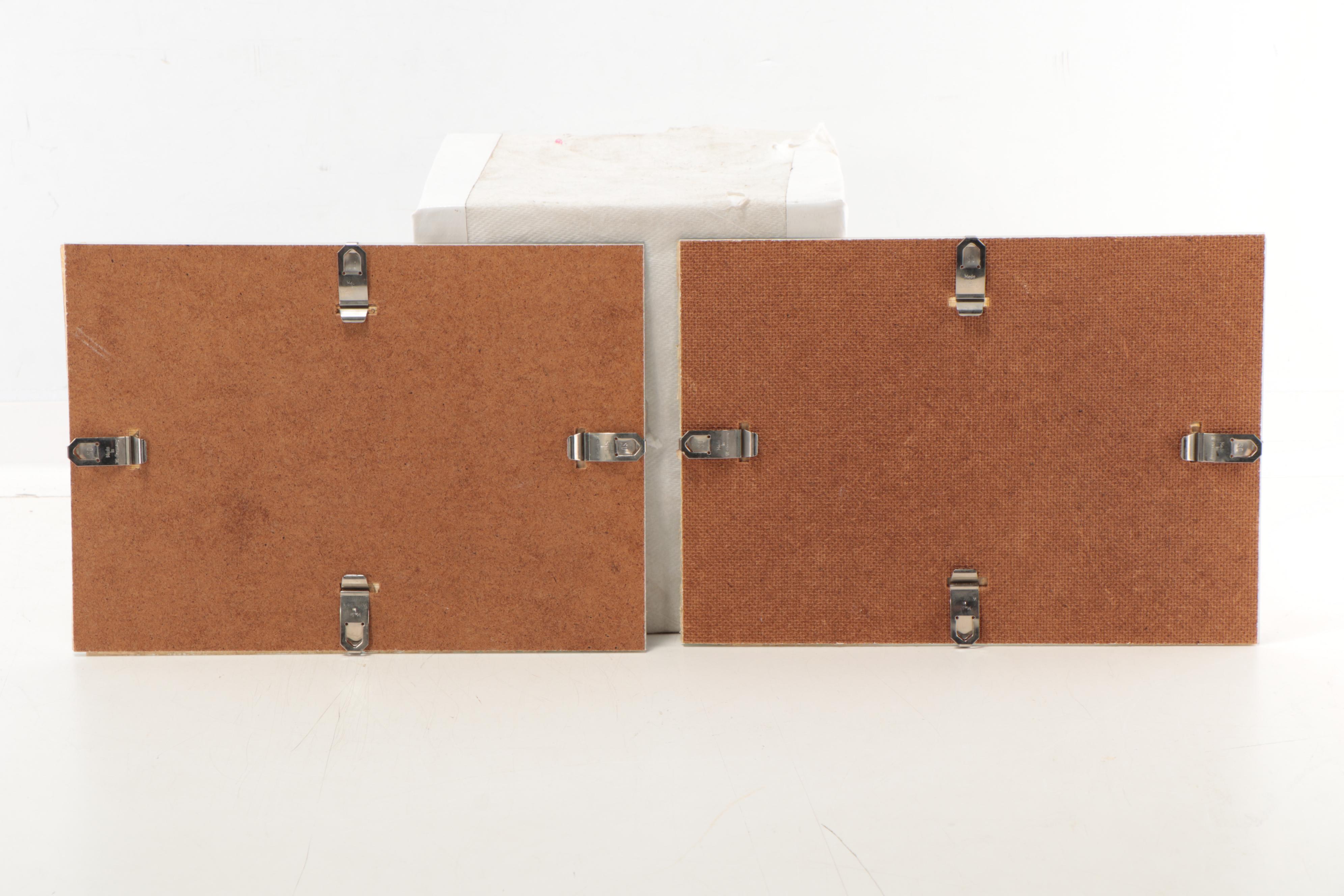 Egyptian Style Gouache Paintings on Banana Leaf