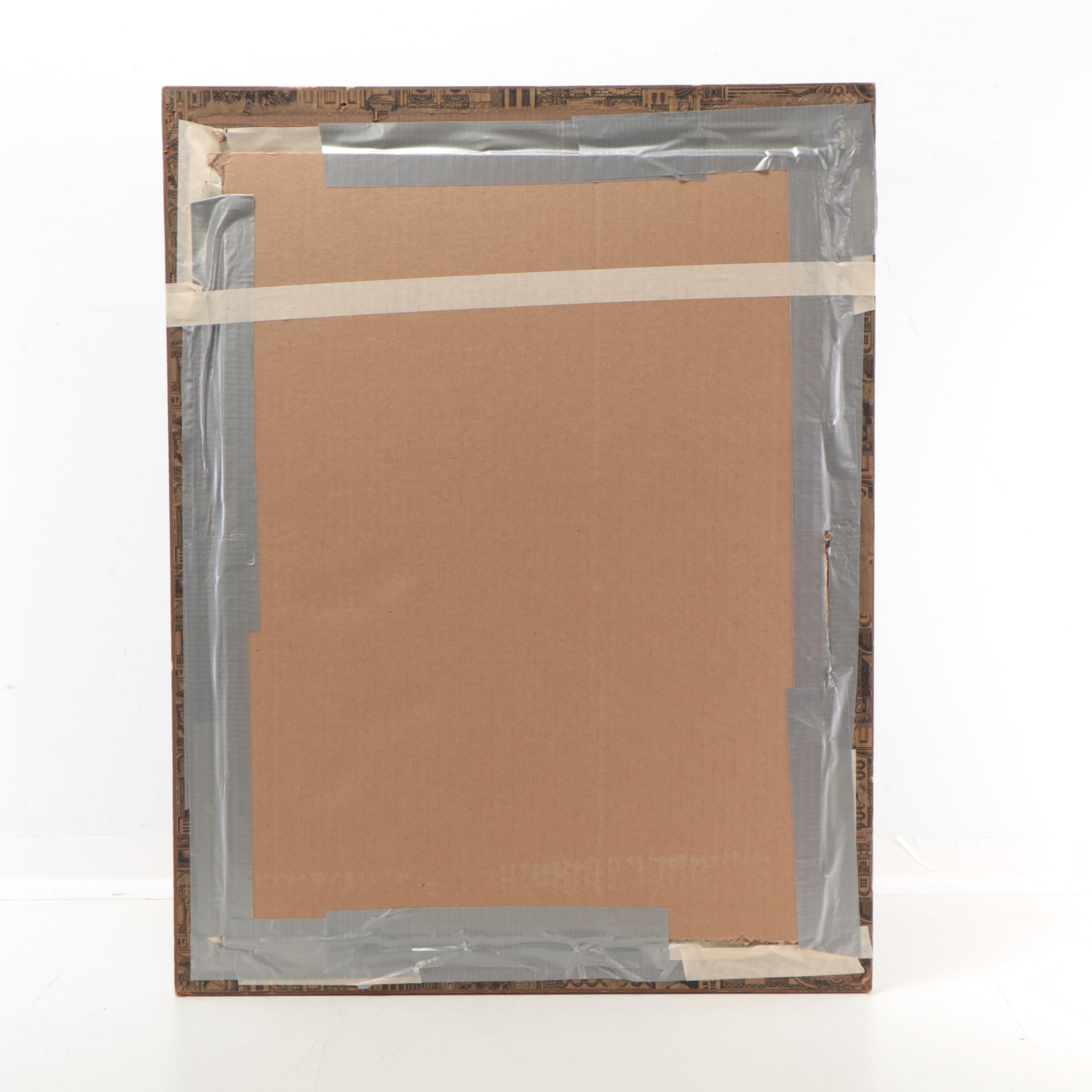 Norbett Lynch Kngwarreye Acrylic Painting "Ngwarle Unty (Flow of Honey)"