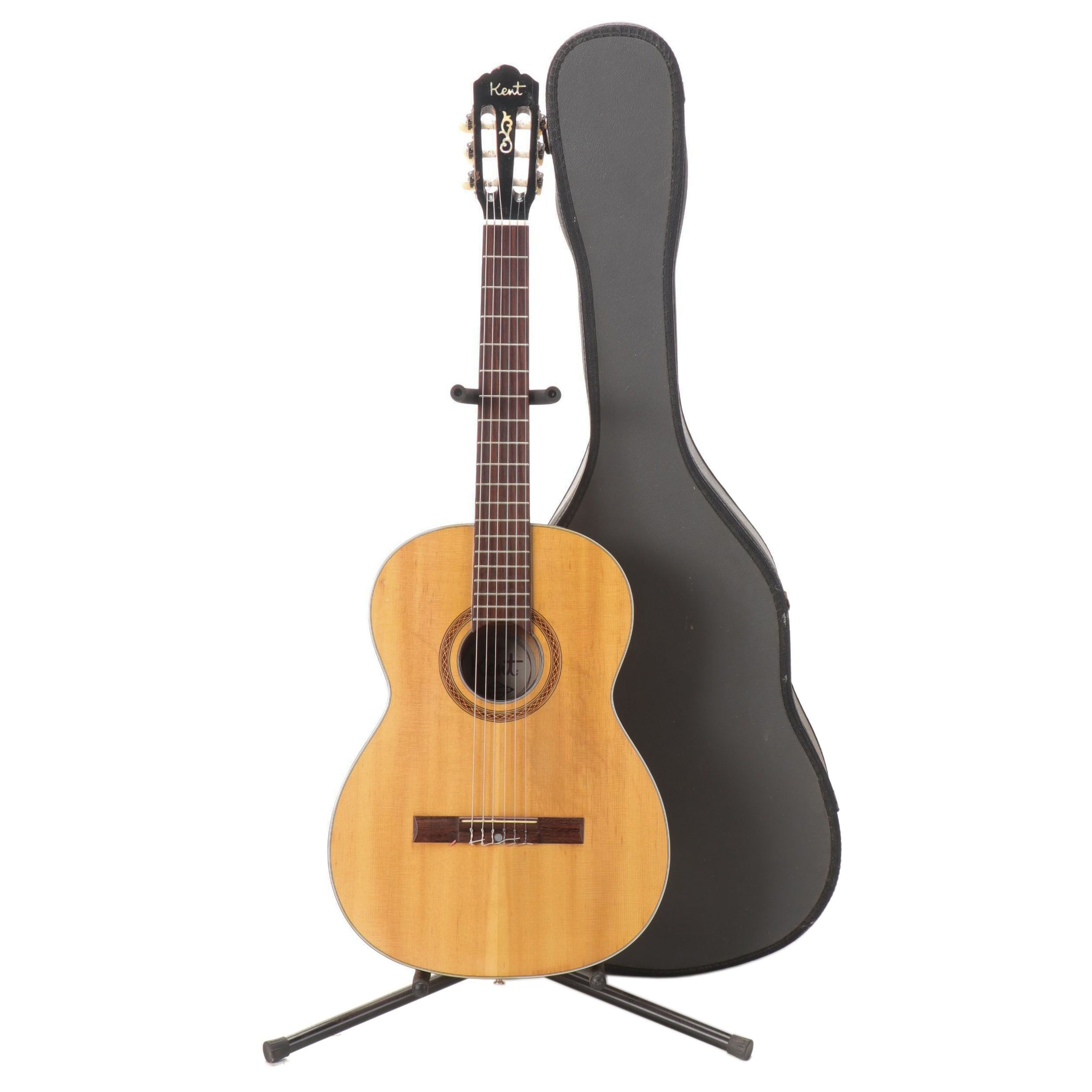 Kent Spruce and Figured Maple Acoustic Guitar