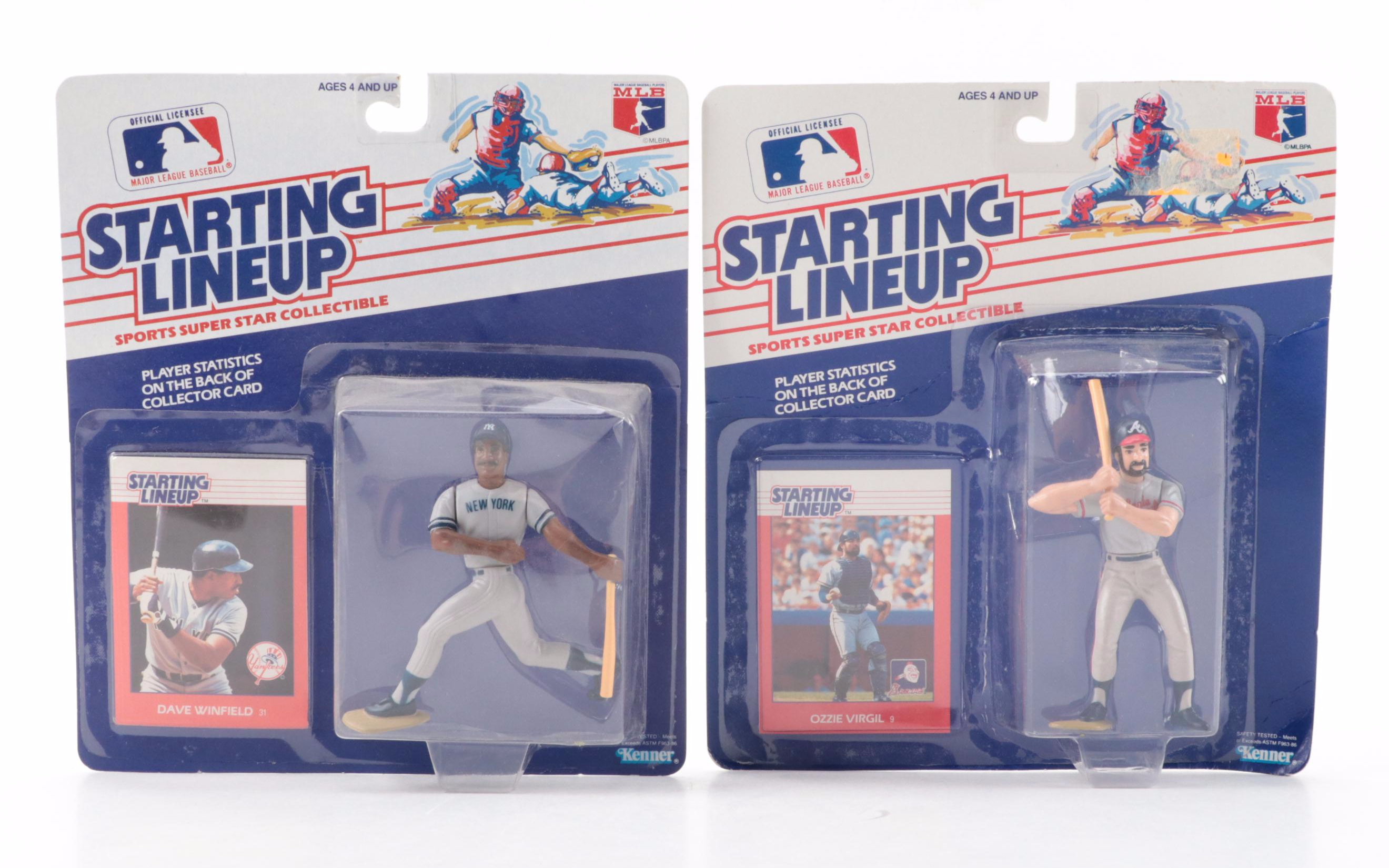 1988 Kenner Starting Lineup Baseball  Winfield, Coleman, Smith, More Figures
