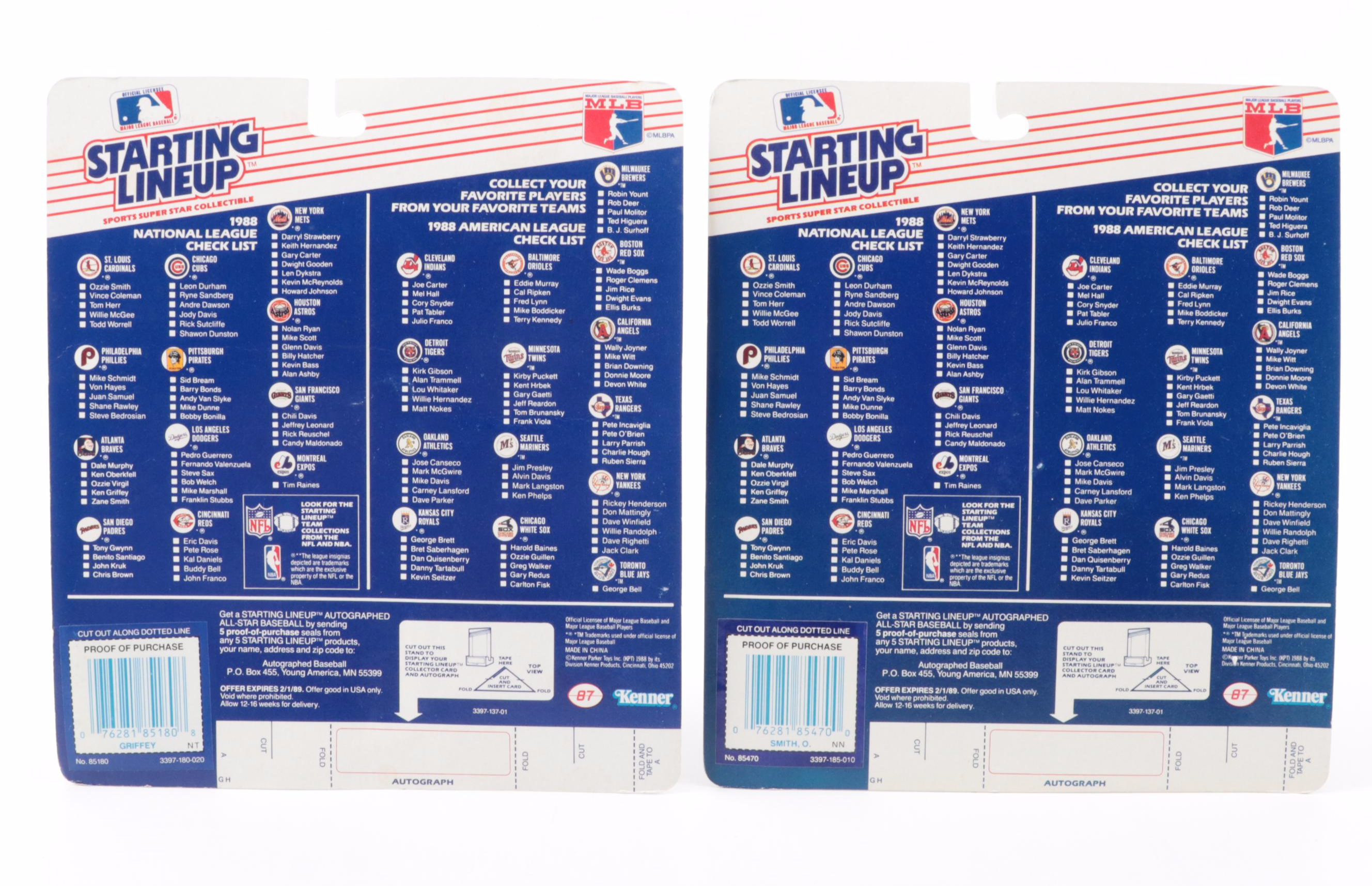 1988 Kenner Starting Lineup Baseball  Winfield, Coleman, Smith, More Figures