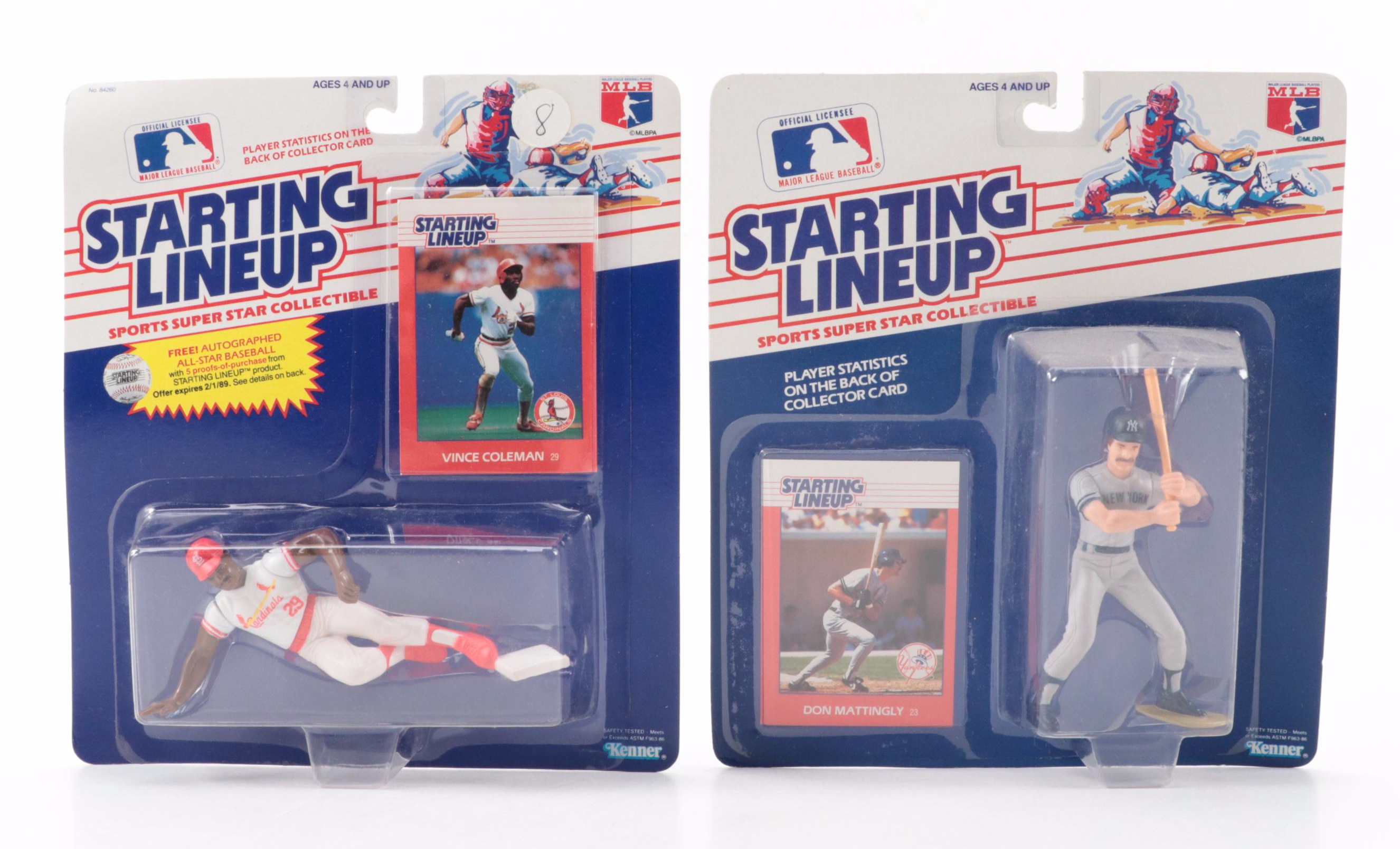 1988 Kenner Starting Lineup Baseball  Winfield, Coleman, Smith, More Figures