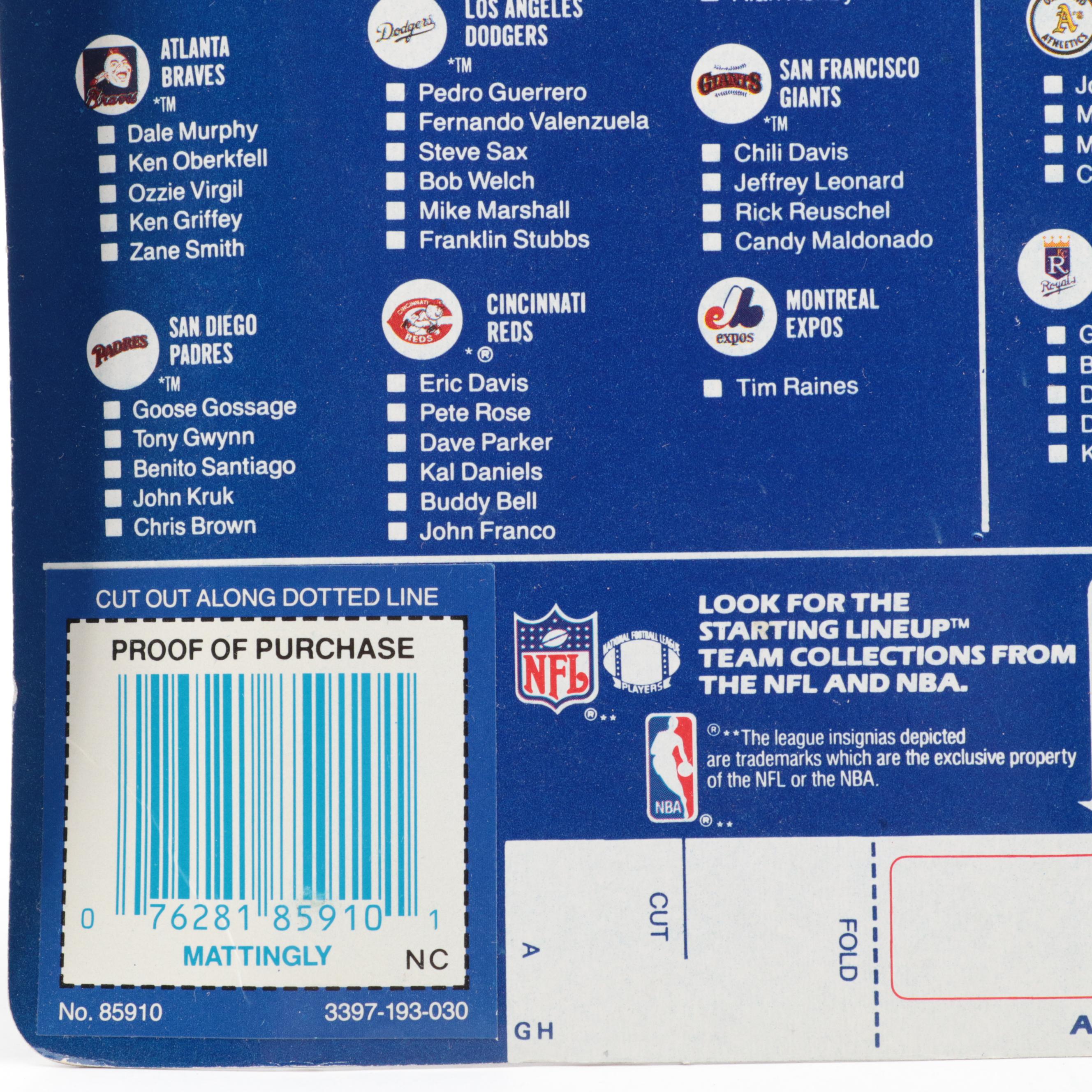 1988 Kenner Starting Lineup Baseball  Winfield, Coleman, Smith, More Figures