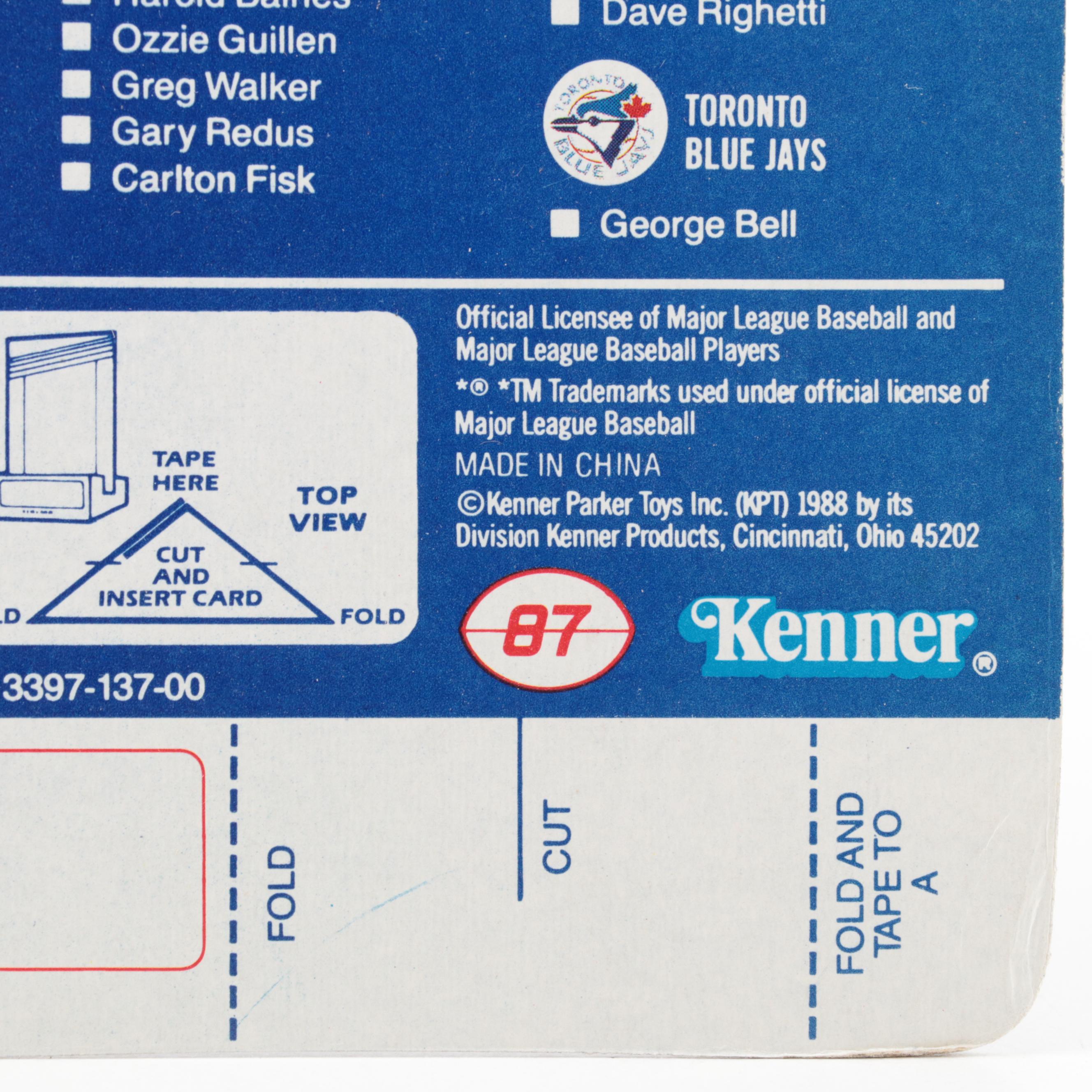 1988 Kenner Starting Lineup Baseball  Winfield, Coleman, Smith, More Figures