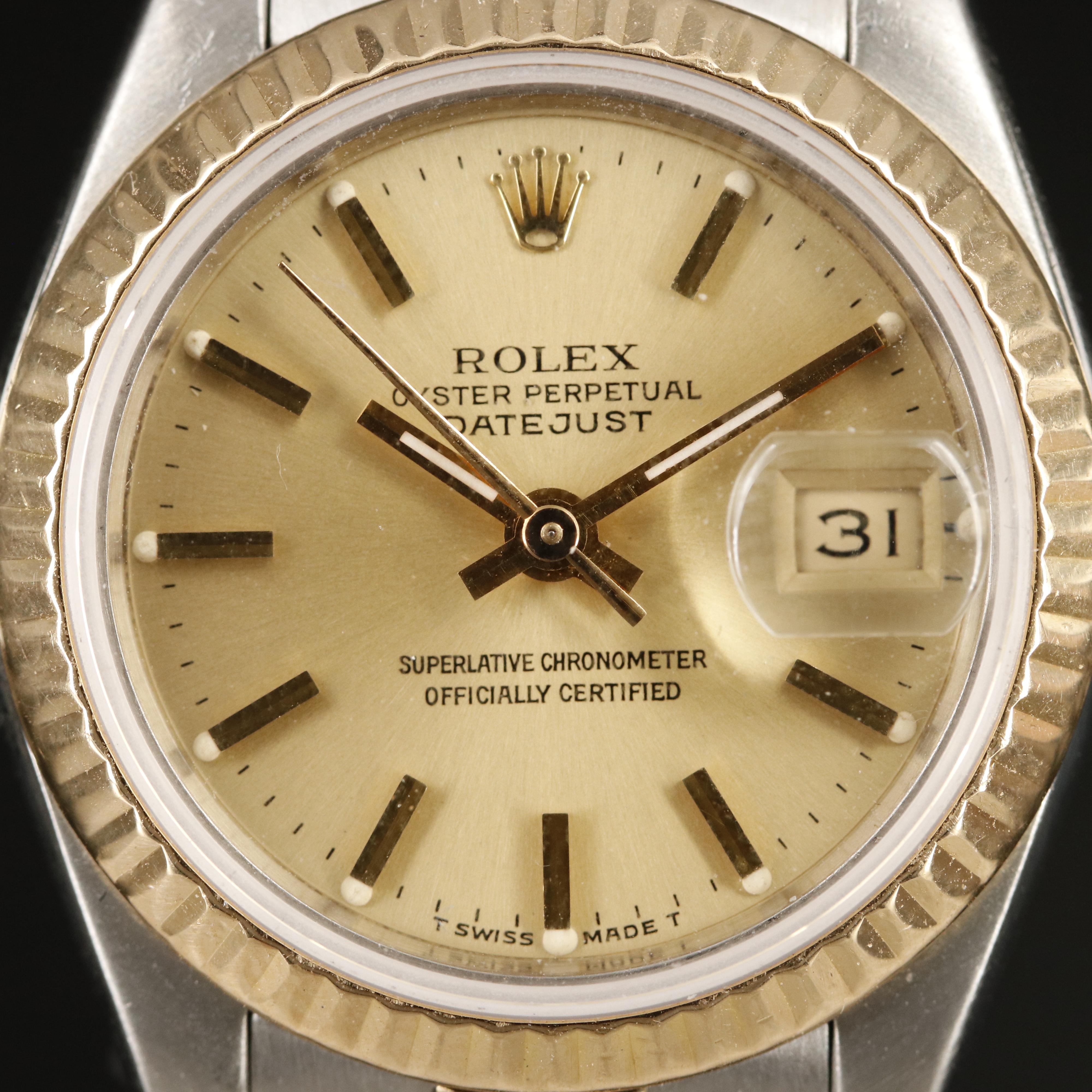 1986 Rolex Oyster Perpetual Datejust Watch