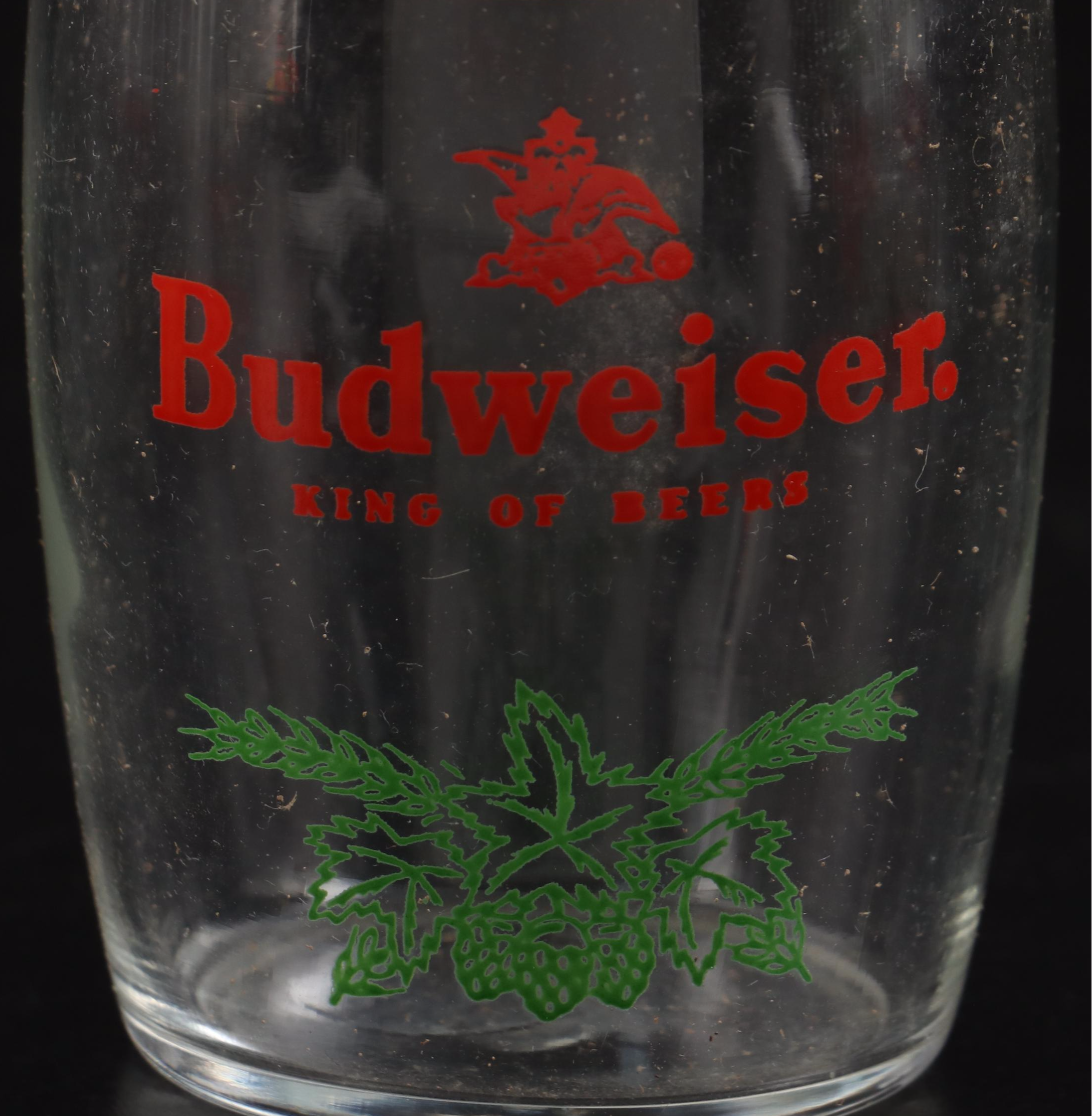Budweiser King of Beers Christmas Themed Sampler Glasses
