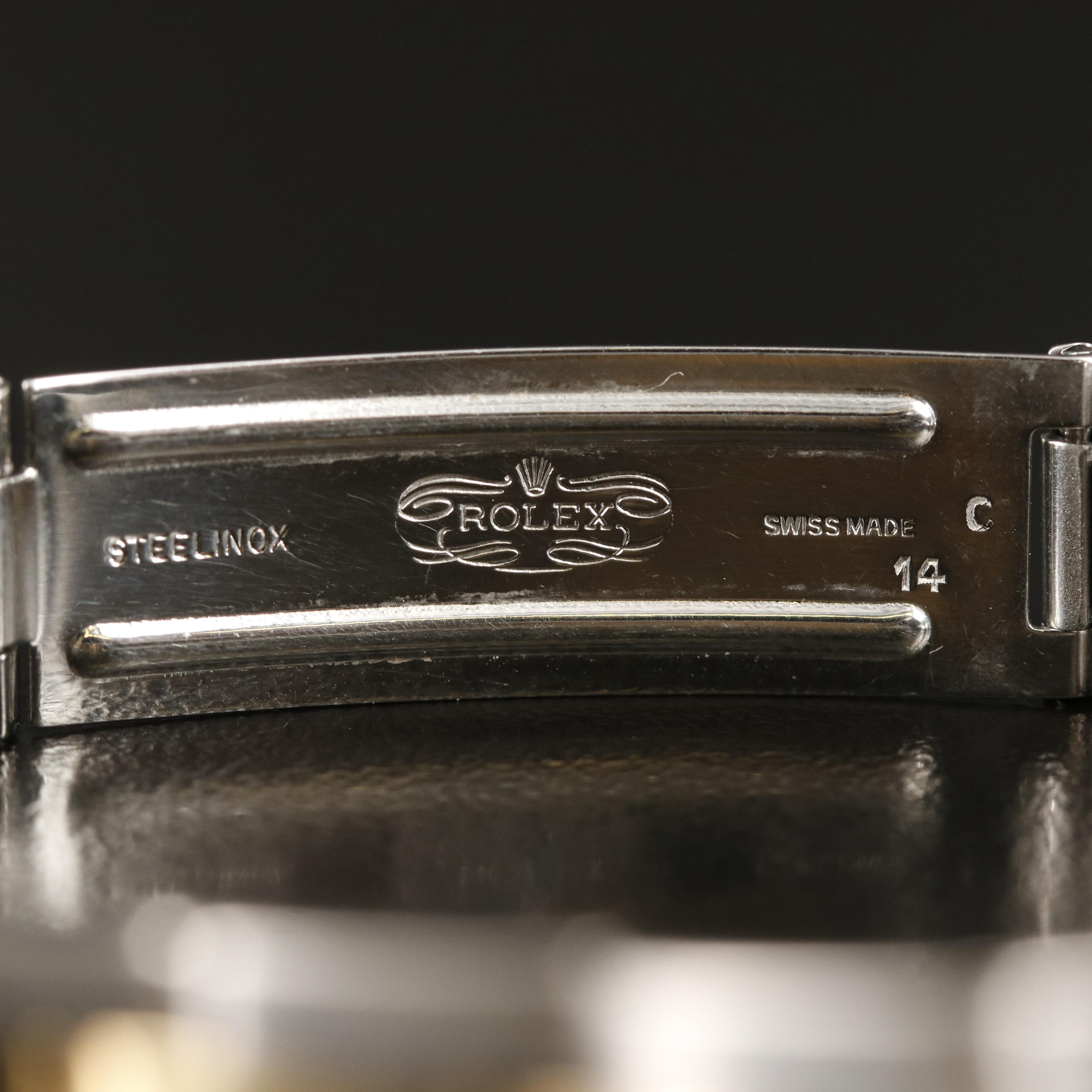 1978 Rolex Oyster Perpetual Date Stainless Steel and 14K Watch