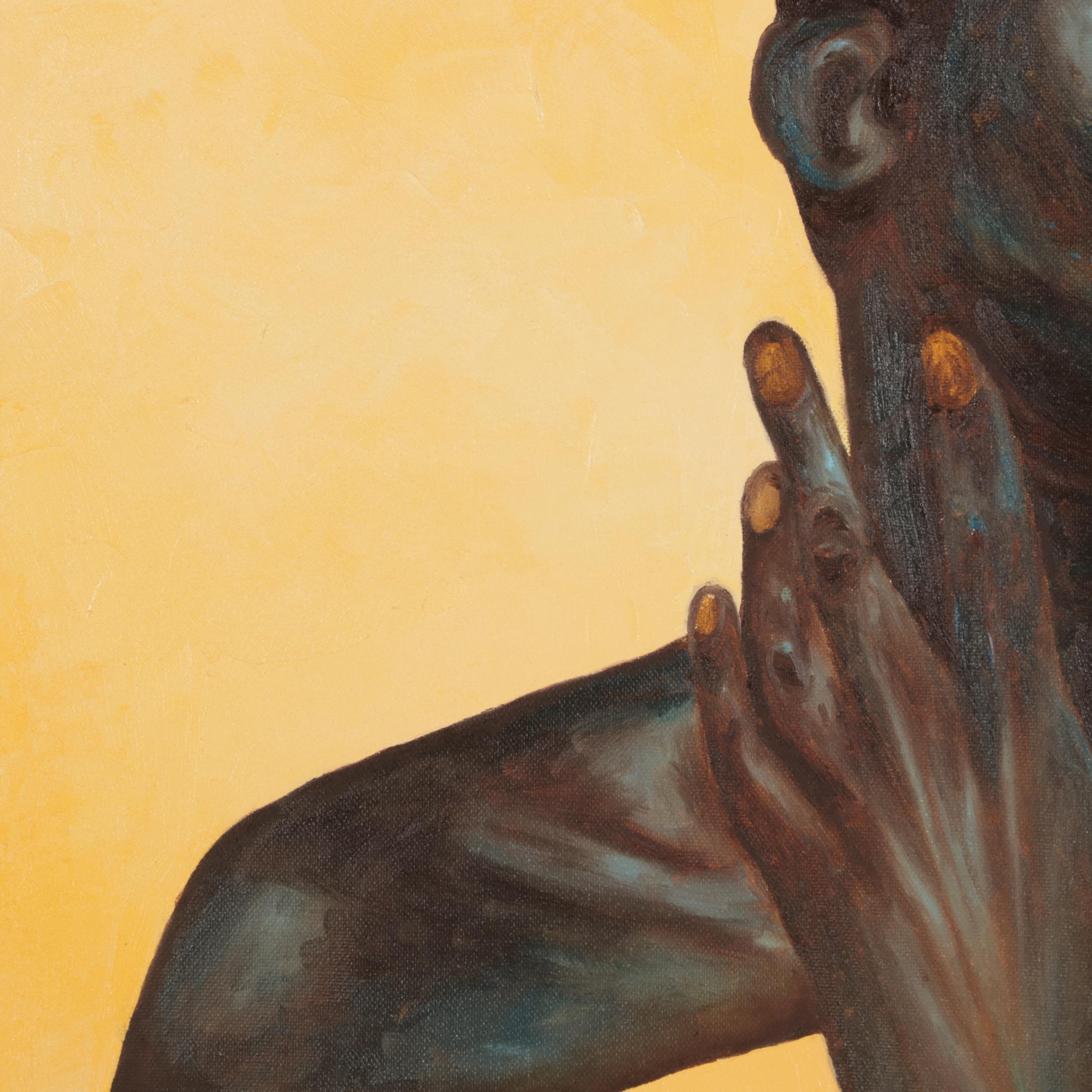 Oluwakemi Omowaire Portrait Oil Painting "Rebirth," 2022