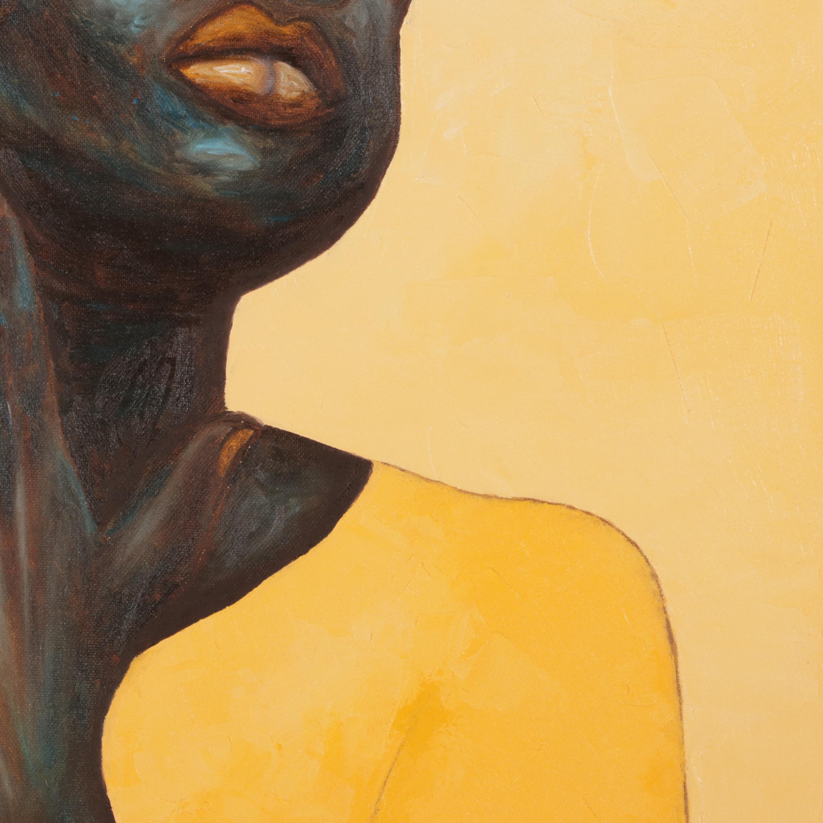 Oluwakemi Omowaire Portrait Oil Painting "Rebirth," 2022