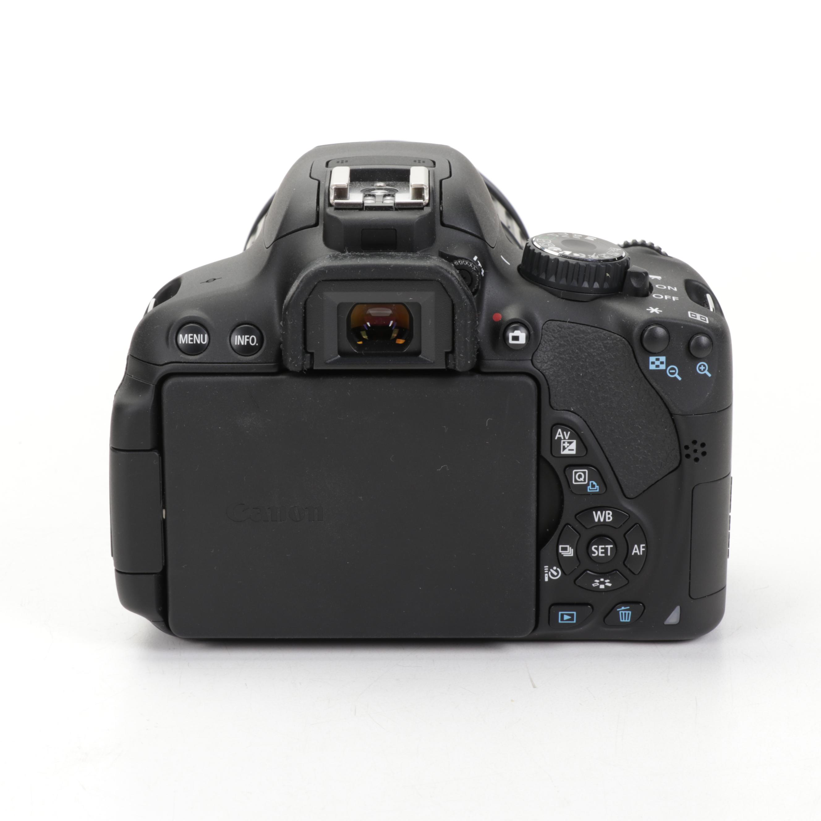 Canon EOS Rebel T4i DSLR with Canon Lenses and Case