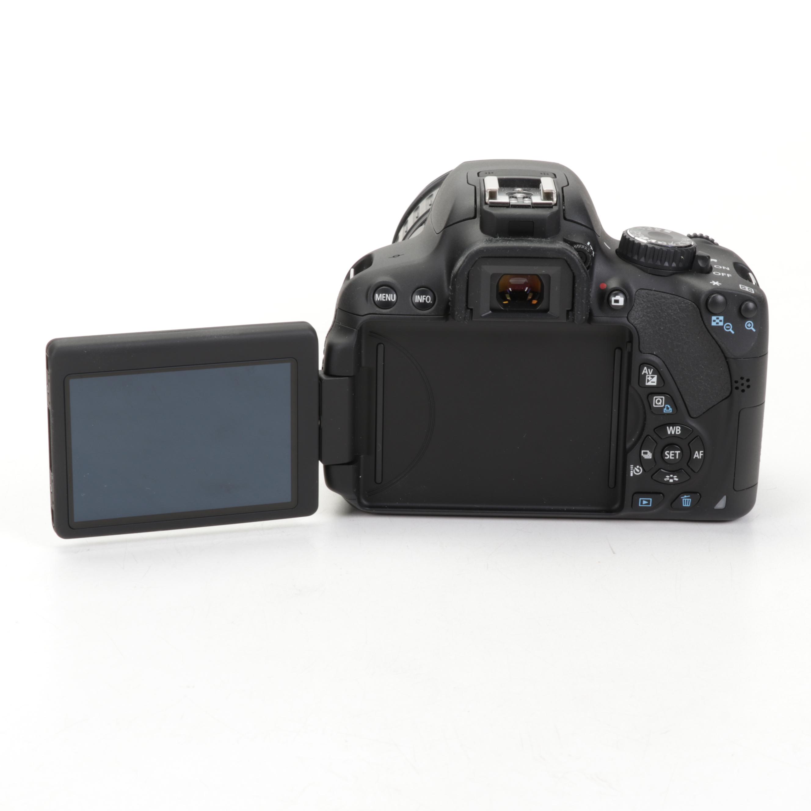 Canon EOS Rebel T4i DSLR with Canon Lenses and Case