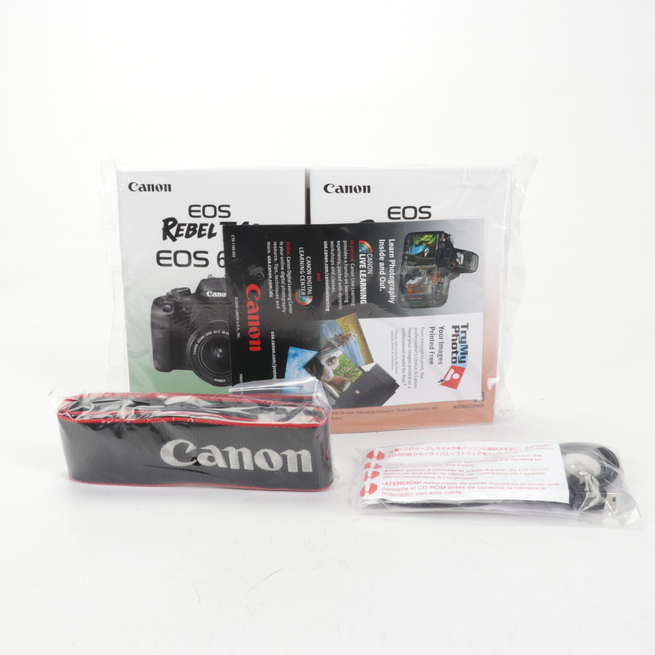 Canon EOS Rebel T4i DSLR with Canon Lenses and Case