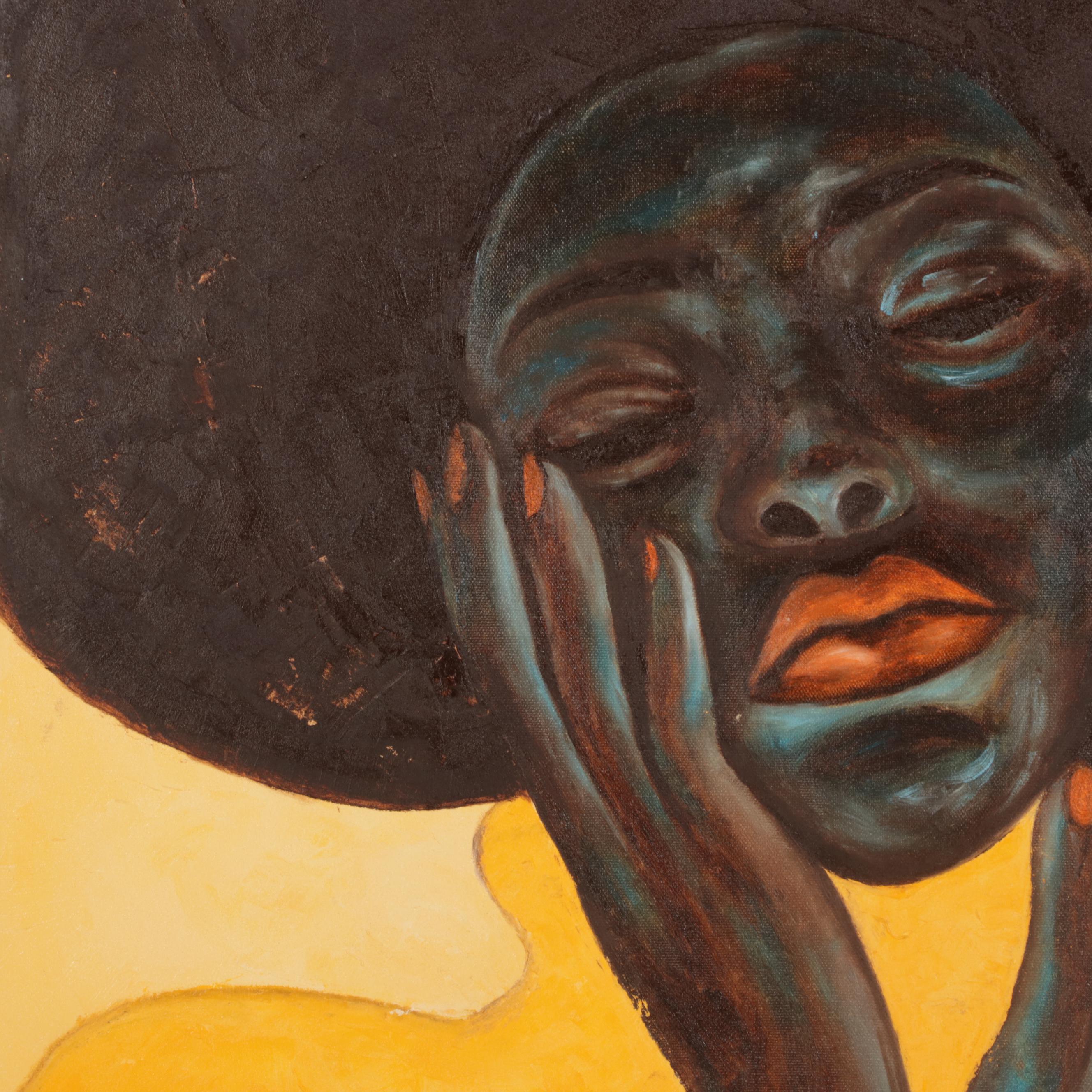 Oluwakemi Omowaire Oil Painting "The Best Is Yet To Come," 2022