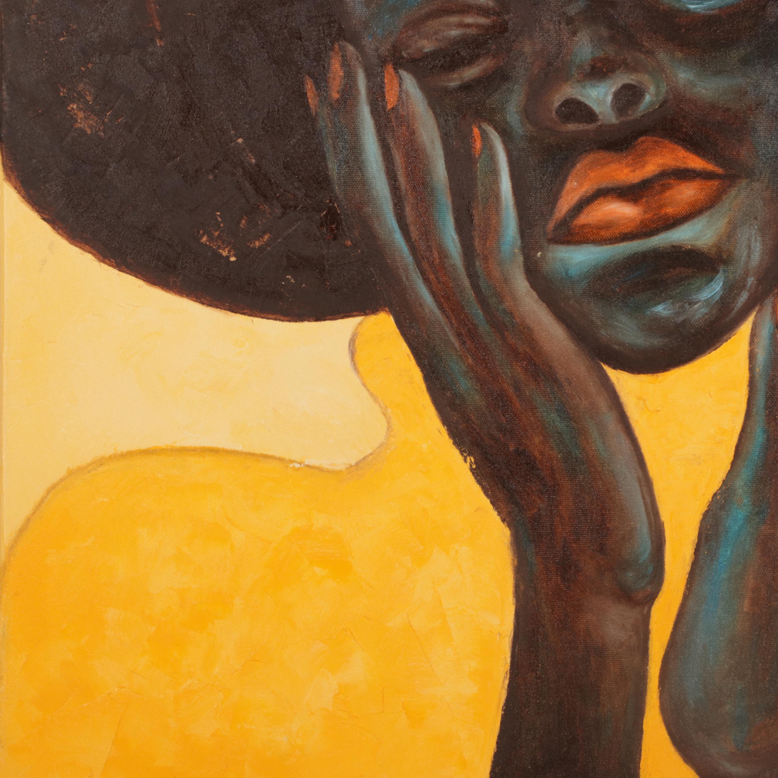 Oluwakemi Omowaire Oil Painting "The Best Is Yet To Come," 2022