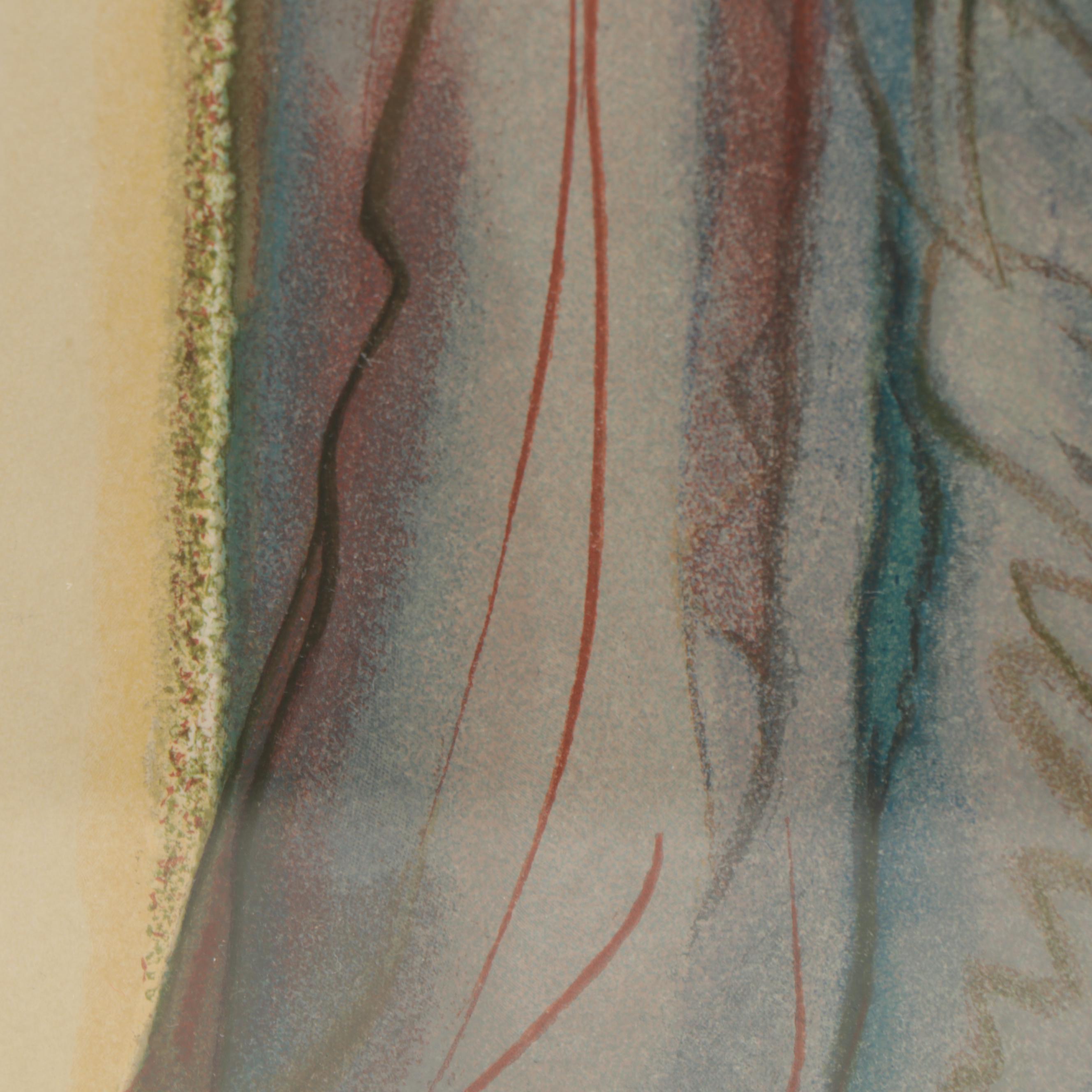 Salvador Dalí Wood Engraving "Preparation for the Last Prayer," Circa 1960