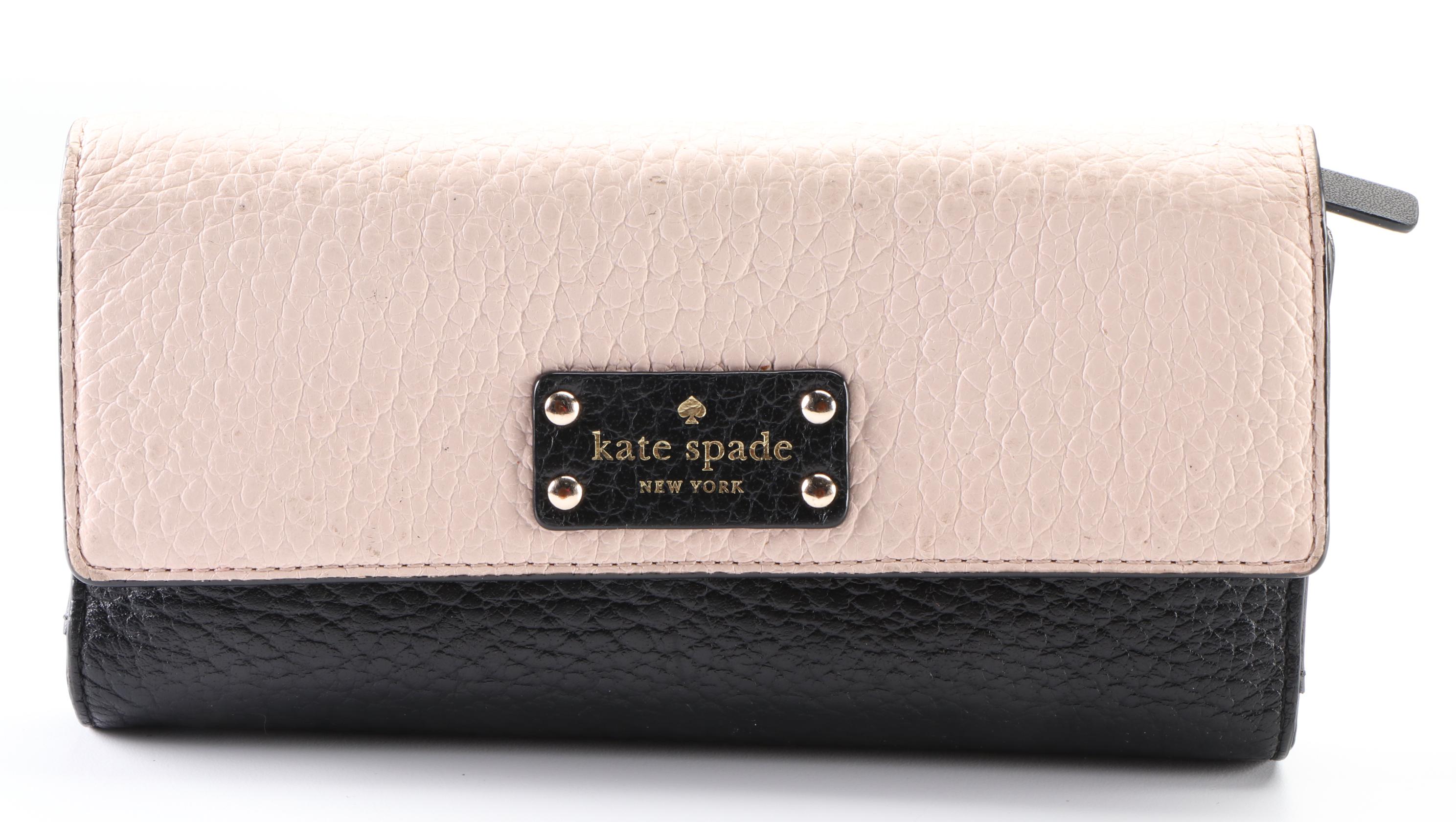 Kate Spade Leather Cobble Hill Little Minka Bag and Bay Street Sandra Wallet