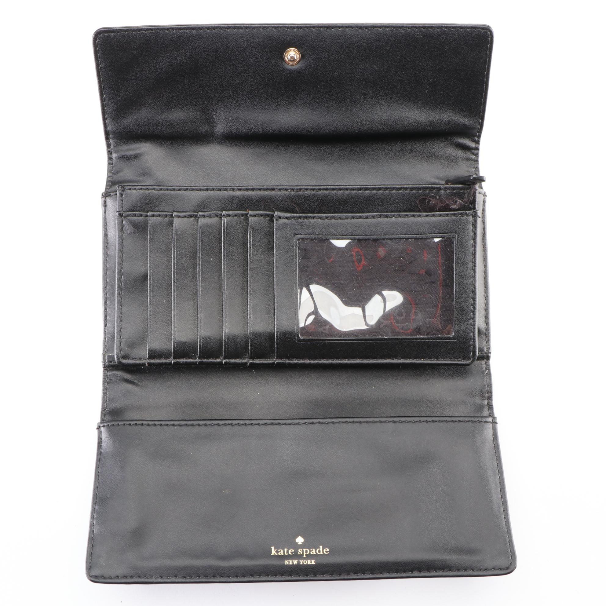 Kate Spade Leather Cobble Hill Little Minka Bag and Bay Street Sandra Wallet