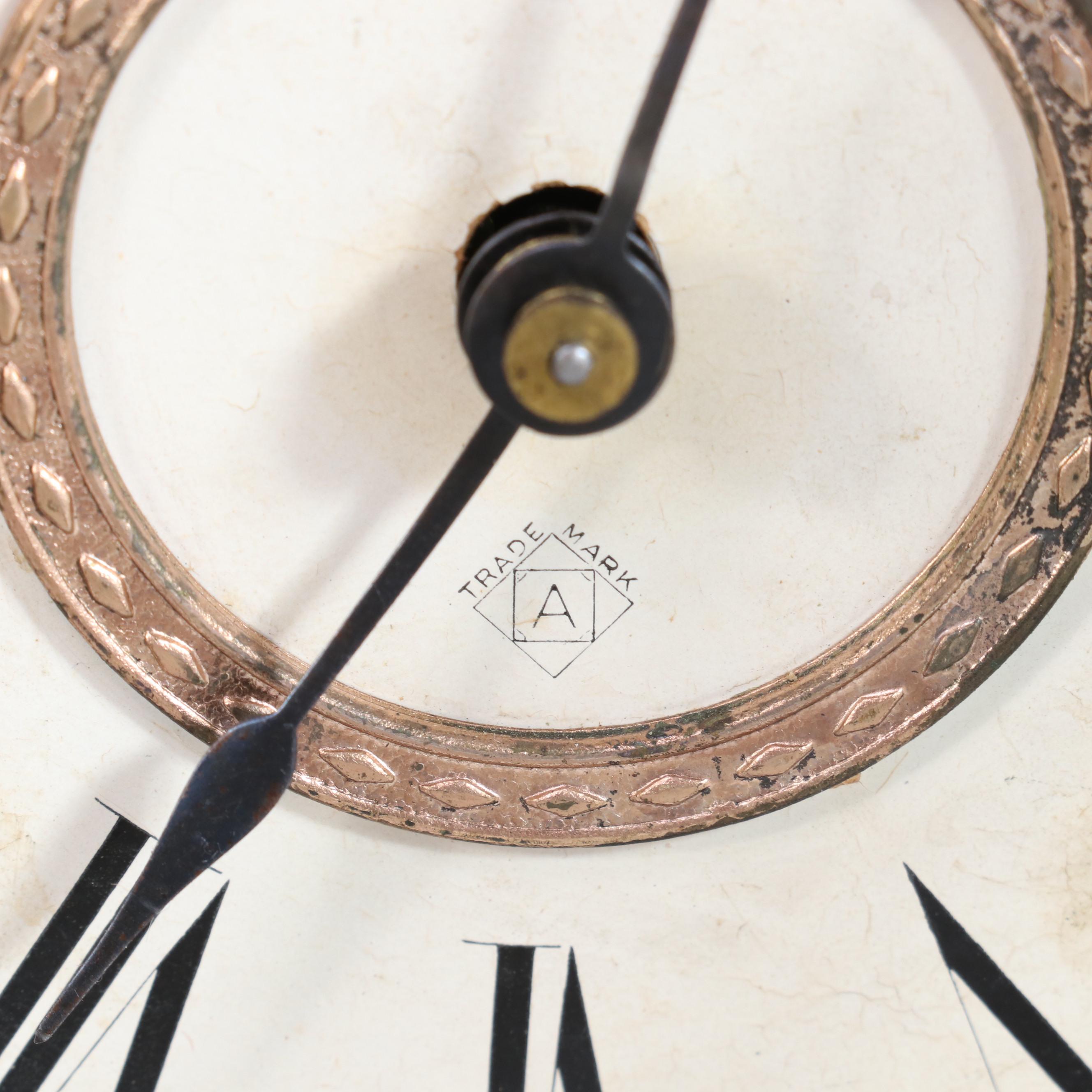 Ansonia Cast Iron Mantle Clock Late 19th/Early 20th Century