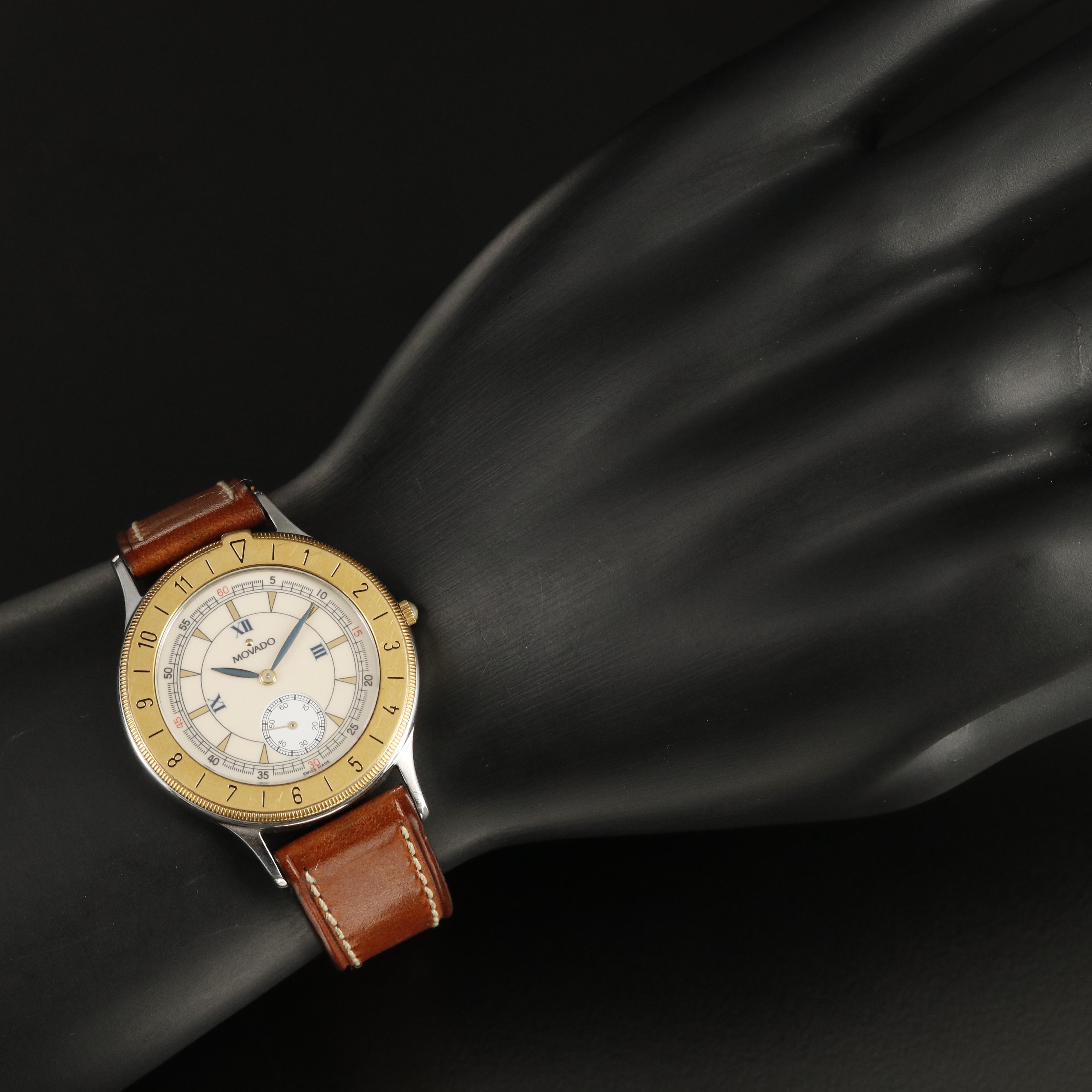 Movado Two Tone Steel Watch