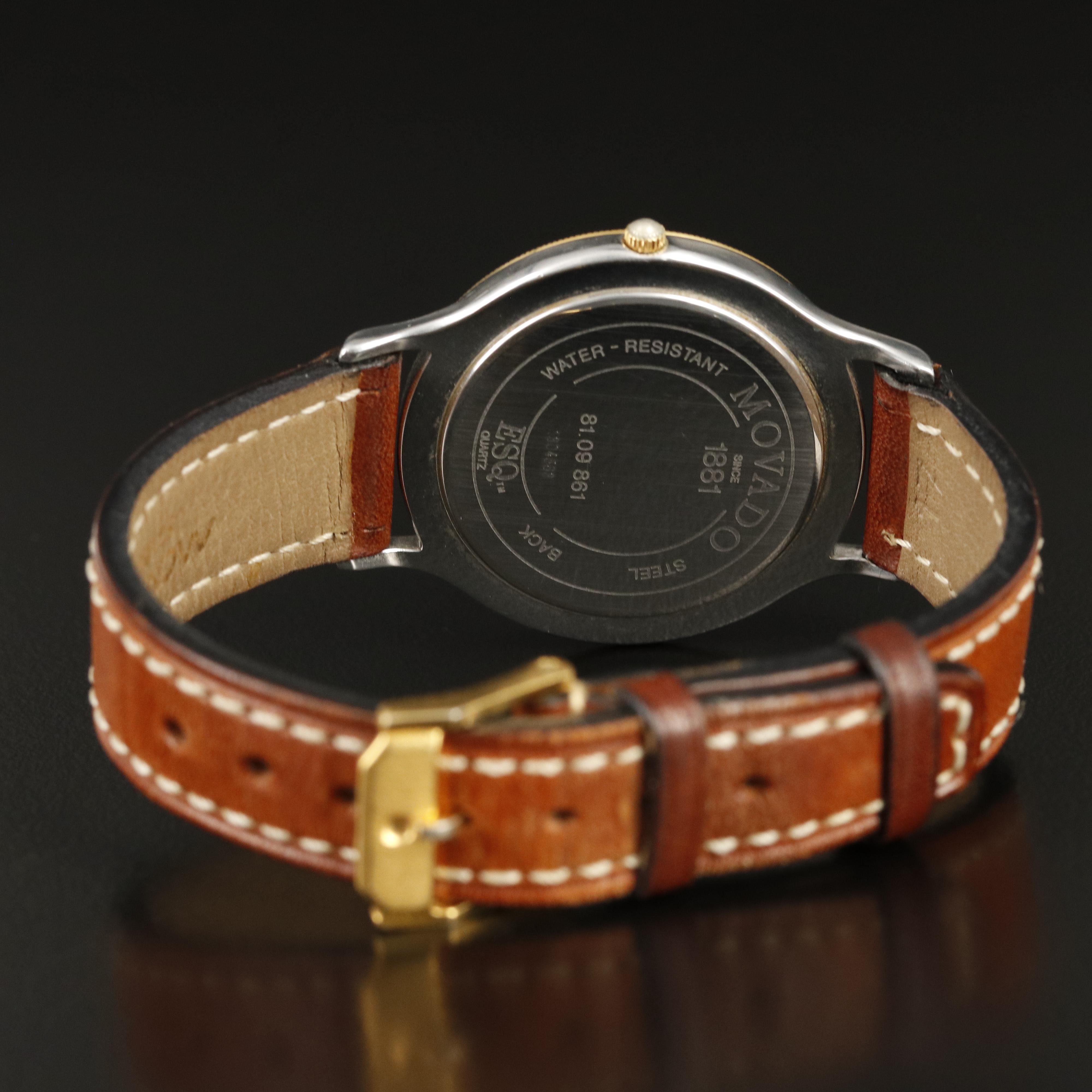 Movado Two Tone Steel Watch