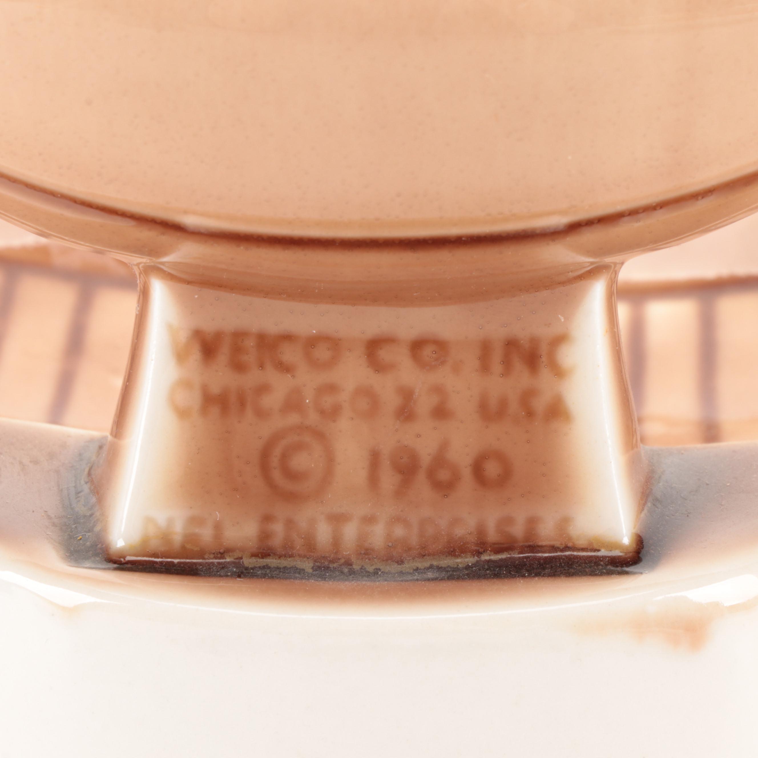 Weico San Francisco 49ers Stadium Ashtray, Gartlan Joe Montana Collector Plate