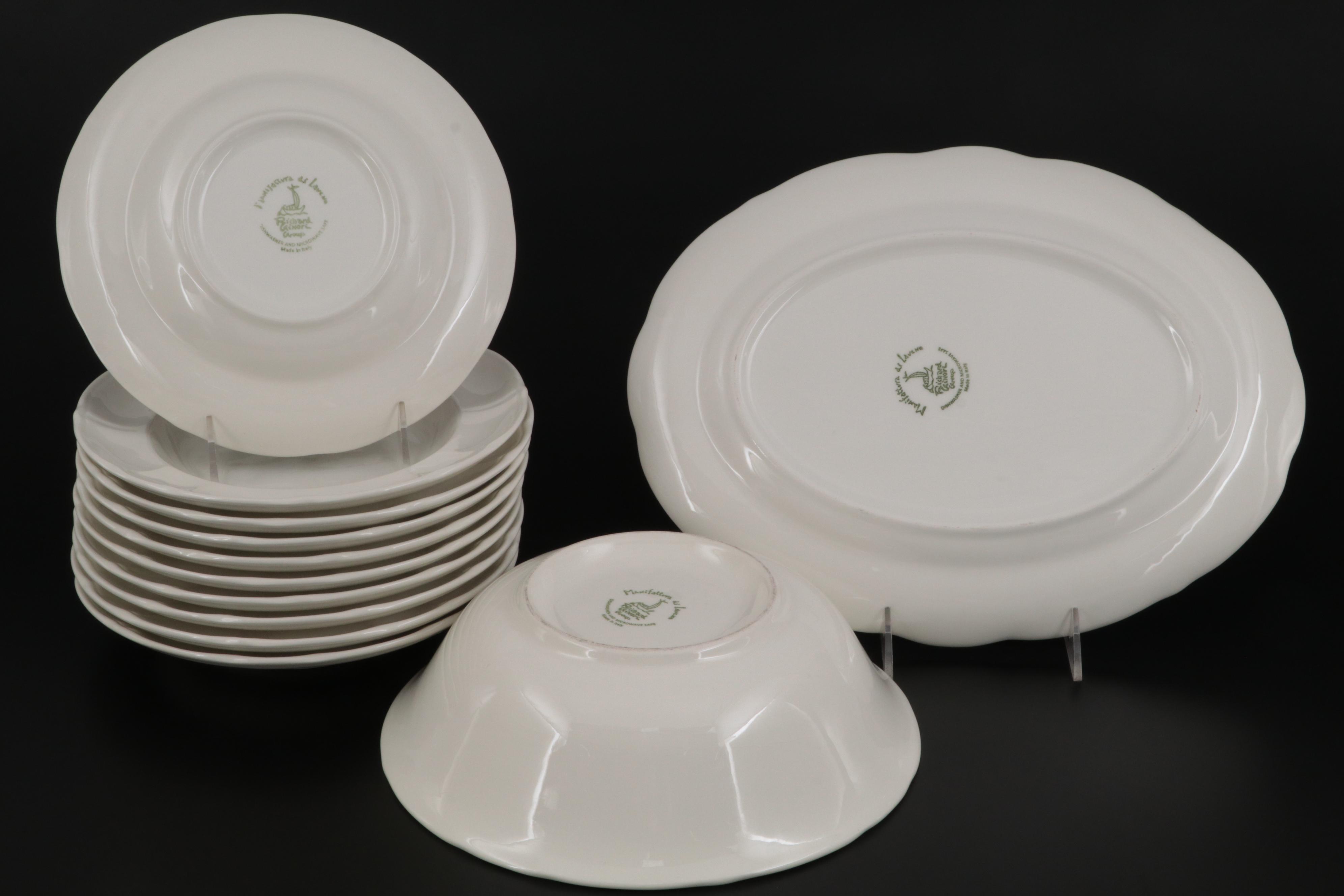 Richard Ginori "Vecchio Milano" Italian Ironstone Dinnerware Service for Ten
