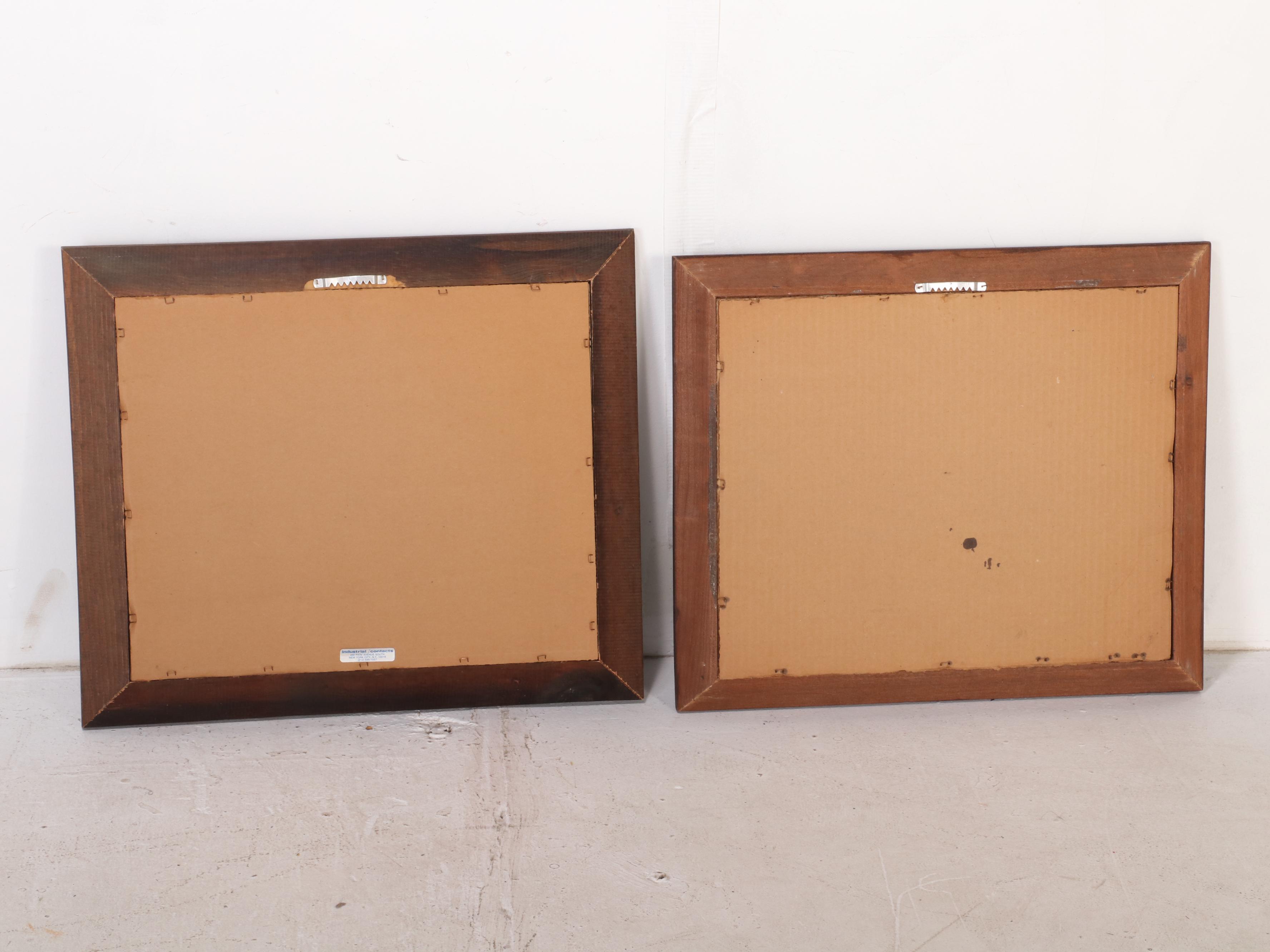 Seagram's Seven Crowns of Sports Collection NFL Football Themed Bar Mirrors