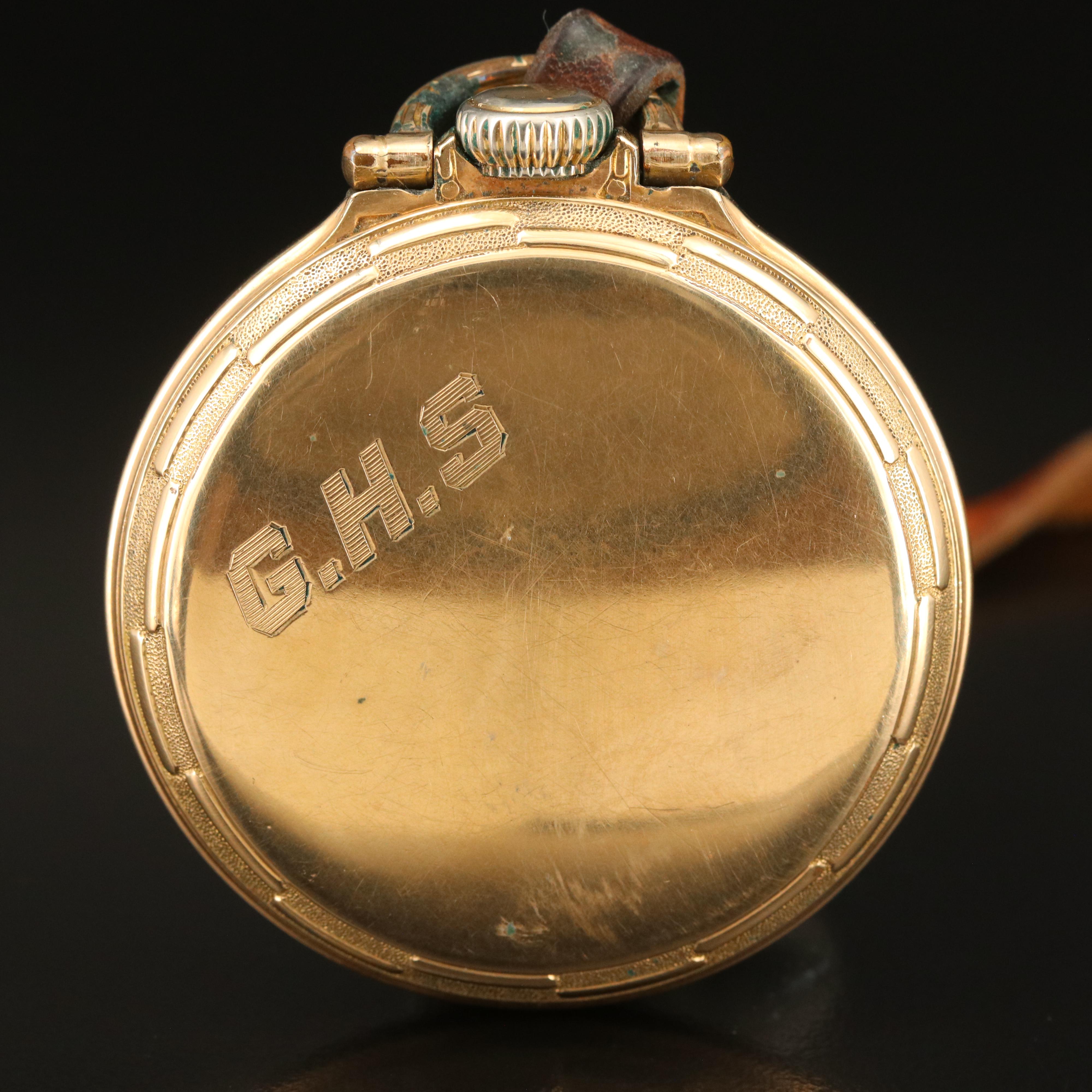 1936 Waltham Vanguard Railroad Grade Pocket Watch