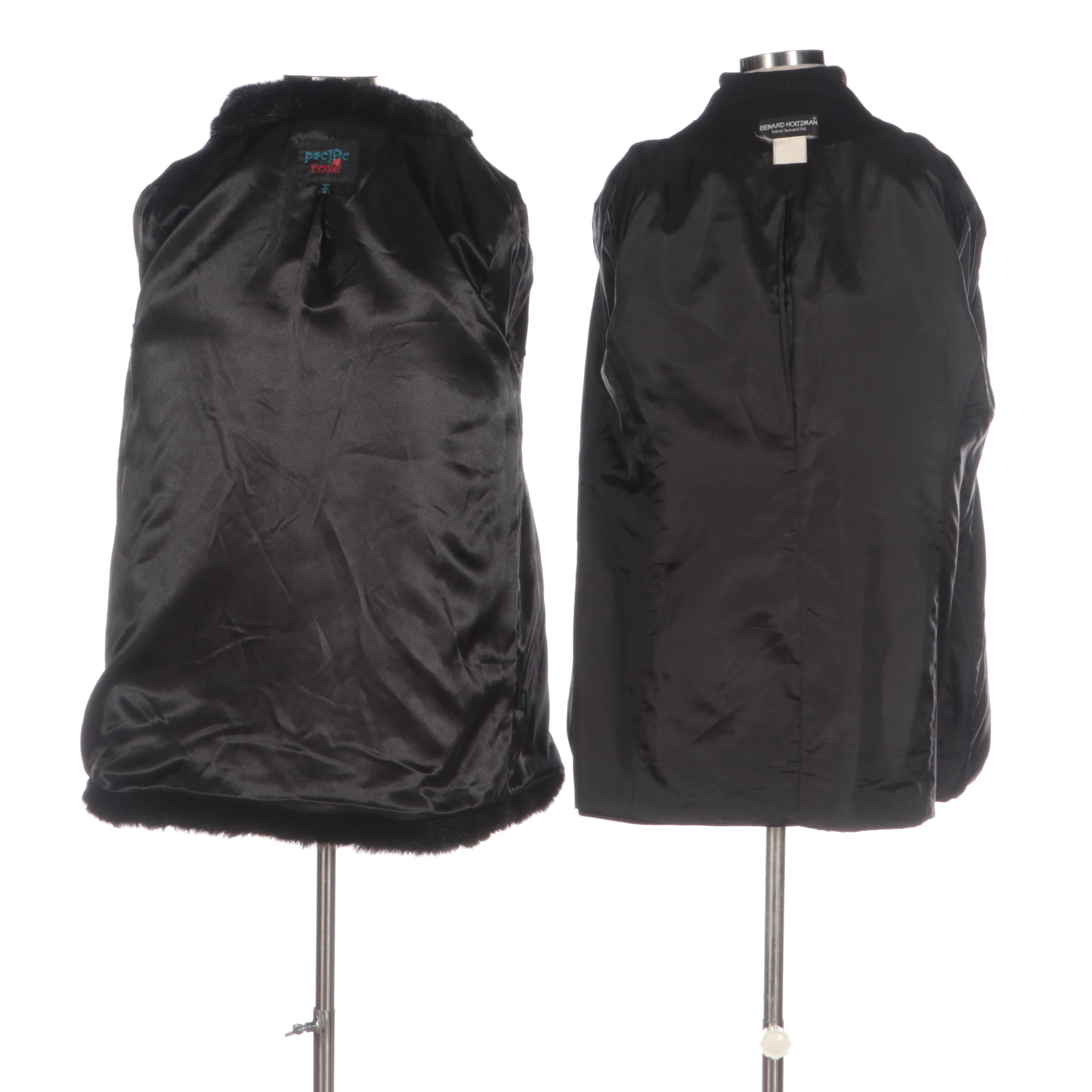 Pacific Rose and Bernard Holtzman Faux Fur and Woolen Coats